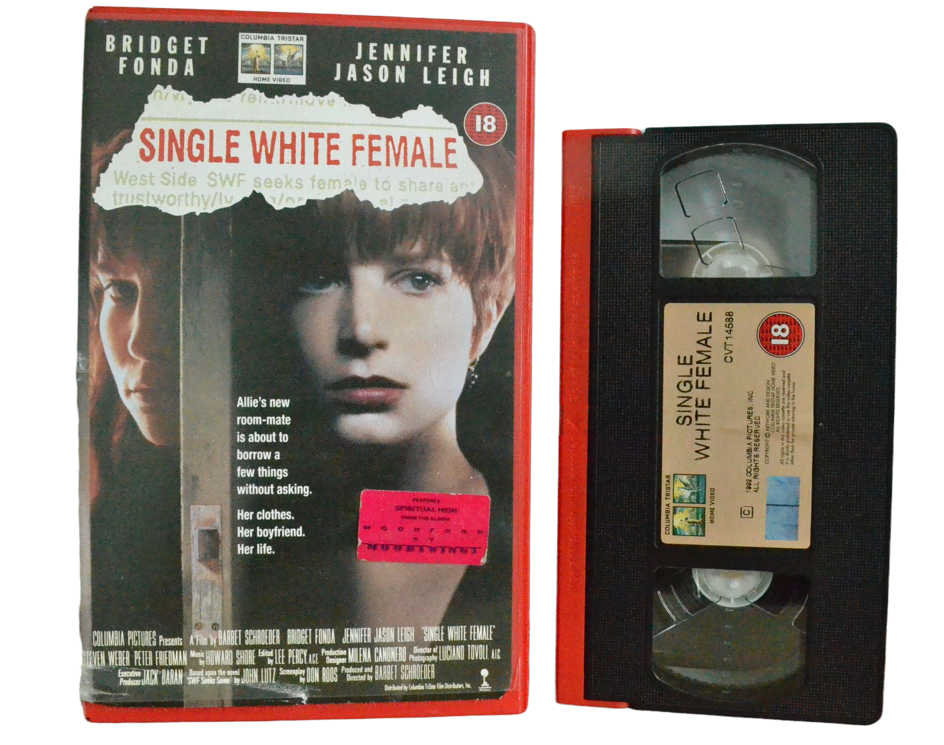 Single White Female: Bridget Fonda - Bridget Fonda - Columbia Tristar - Vintage - Pal VHS-
