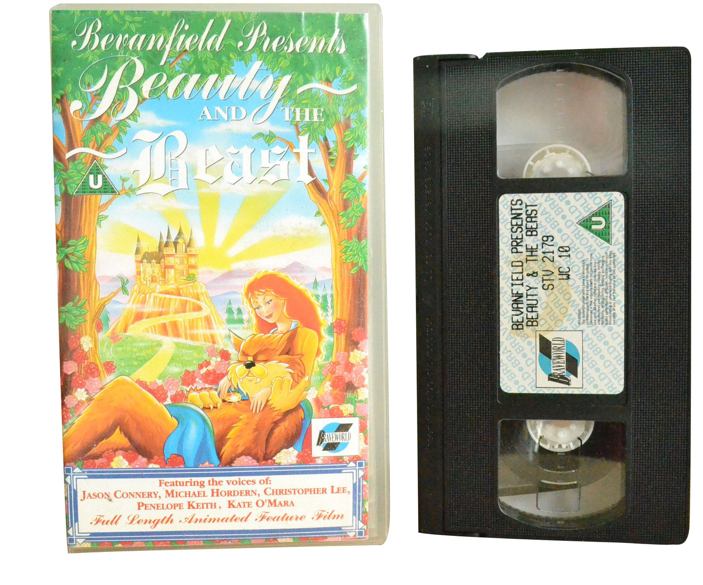 Bevanfield Presents: Beauty & The Beast - Jason Connery - Braveworld - Children's - Pal VHS-