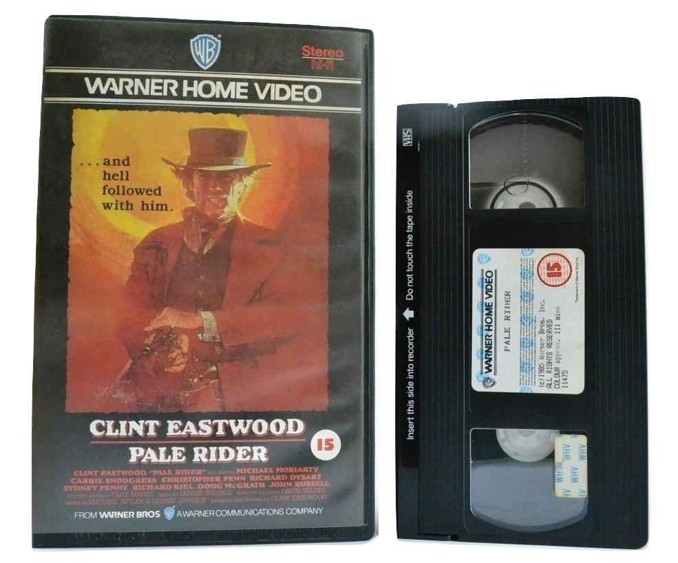 Pale Rider: Clint Eastwood - Large Box Pre-Cert - Old Western Action - VHS-
