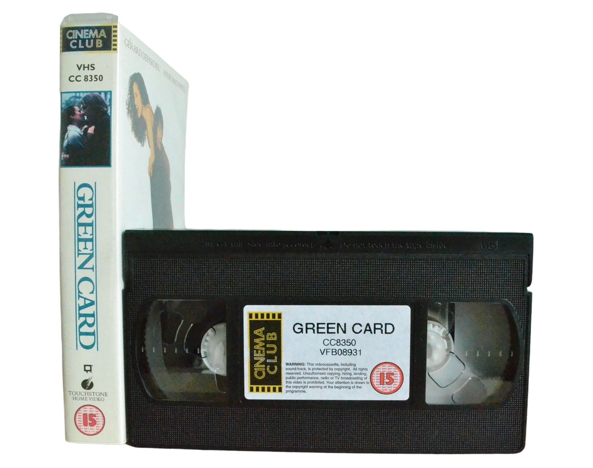 Green Card - Gerard Depardieu - Cinema Club - Vintage - Pal VHS-