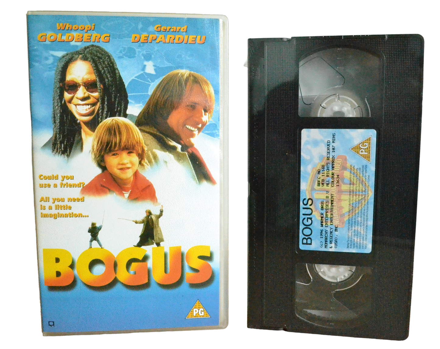 Bogus - Whoopi Goldberg - Warner Home Video - S01 3634 - Brand New Sealed - Pal - VHS-