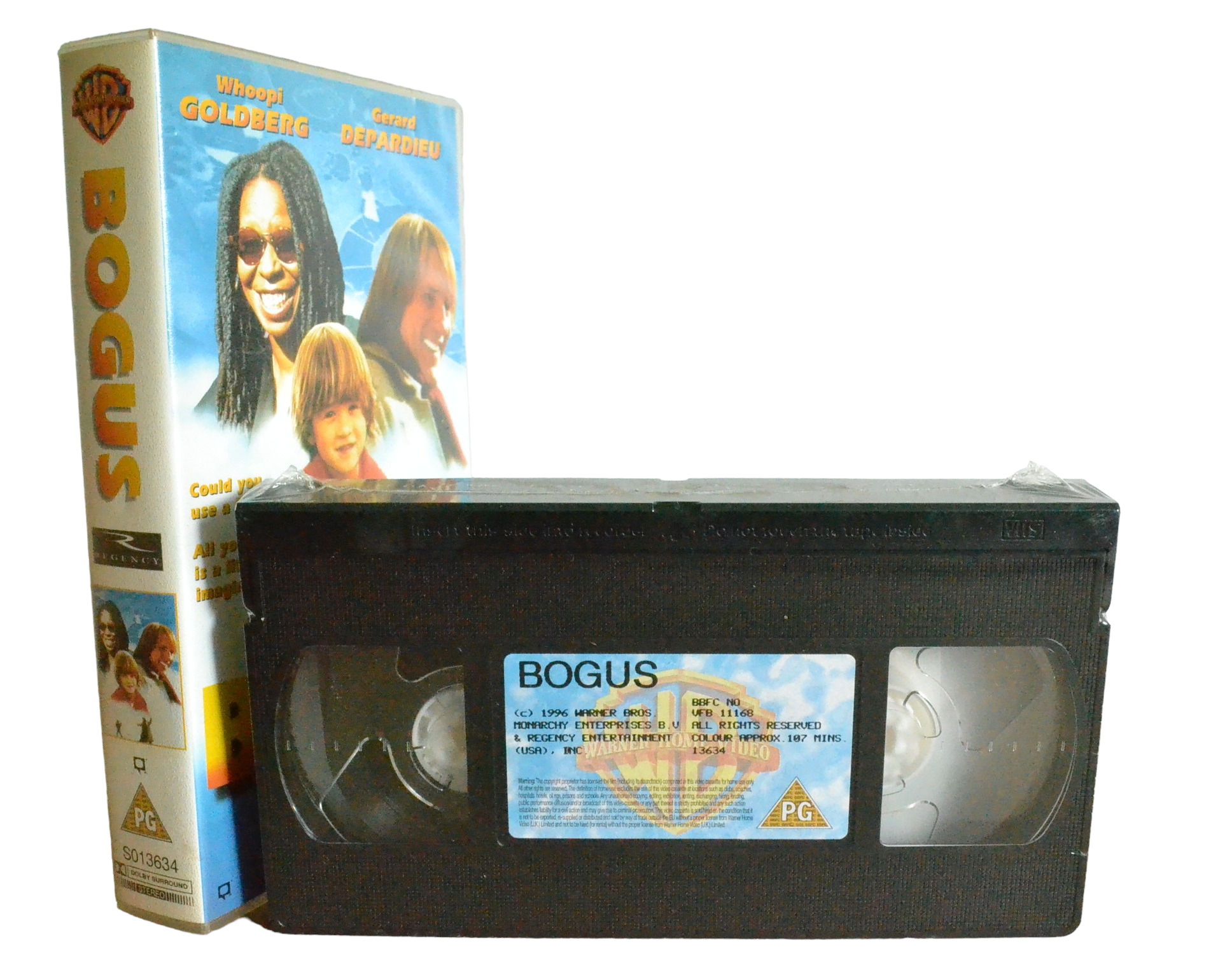 Bogus - Whoopi Goldberg - Warner Home Video - S01 3634 - Brand New Sealed - Pal - VHS-