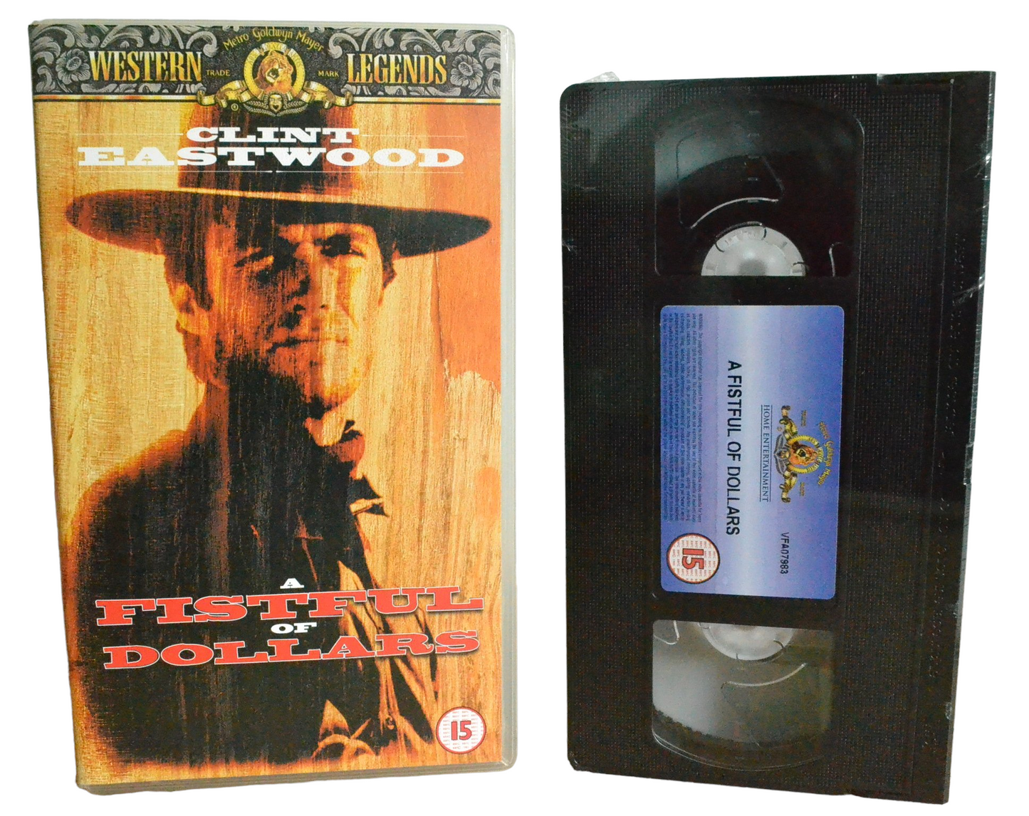 Clint Eastwood A Fistful of Dollars - Clint Eastwood - Home Entertainment - 1616 9S - Brand New Sealed - Pal - VHS-