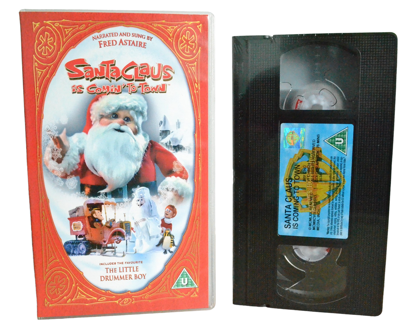 Santa Claus Is Comin To Town - Fred Astaire - Warner Home Video - S095387 - Brand New Sealed - Pal - VHS-