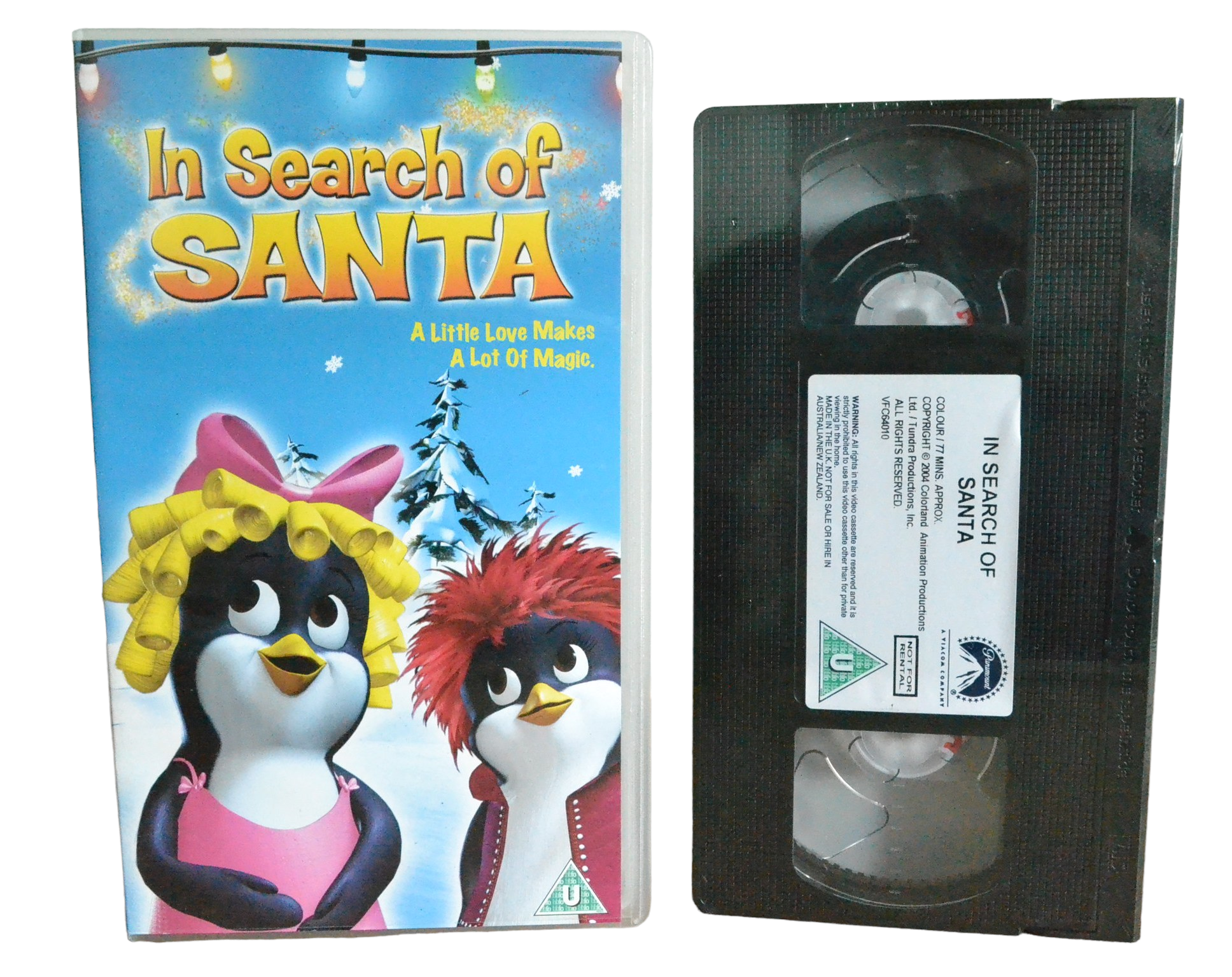 In Search Of Santa - Hilary Duff - Paramount Home Entertainment - VHR 5512 - Brand New Sealed - Pal - VHS-