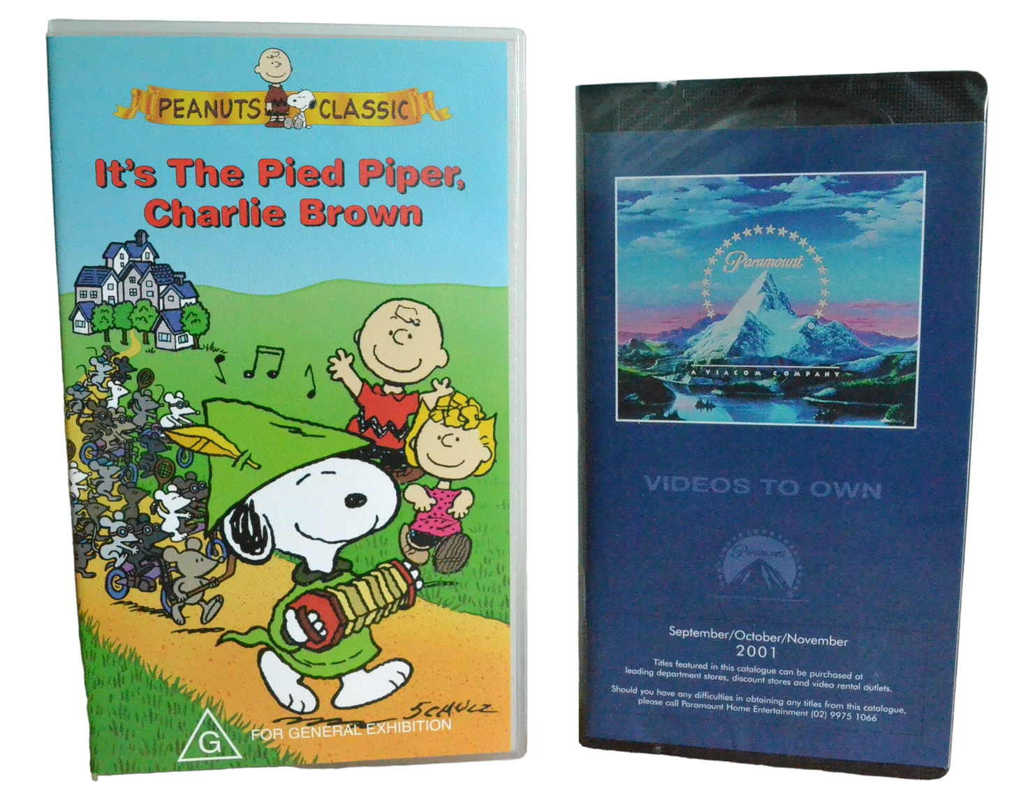 It's The Pied Piper Charlie Brown - Quinn Beswick - Paramount Home Entertainment - VSP 1964 - Brand New Sealed - Pal - VHS-