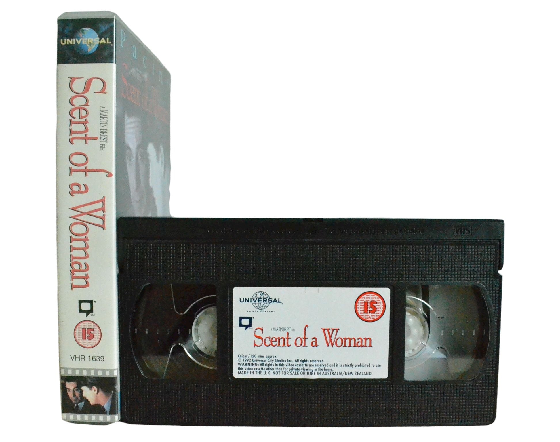 Scent Of A Woman - Al Pacino - CIC Video - Vintage - Pal VHS-