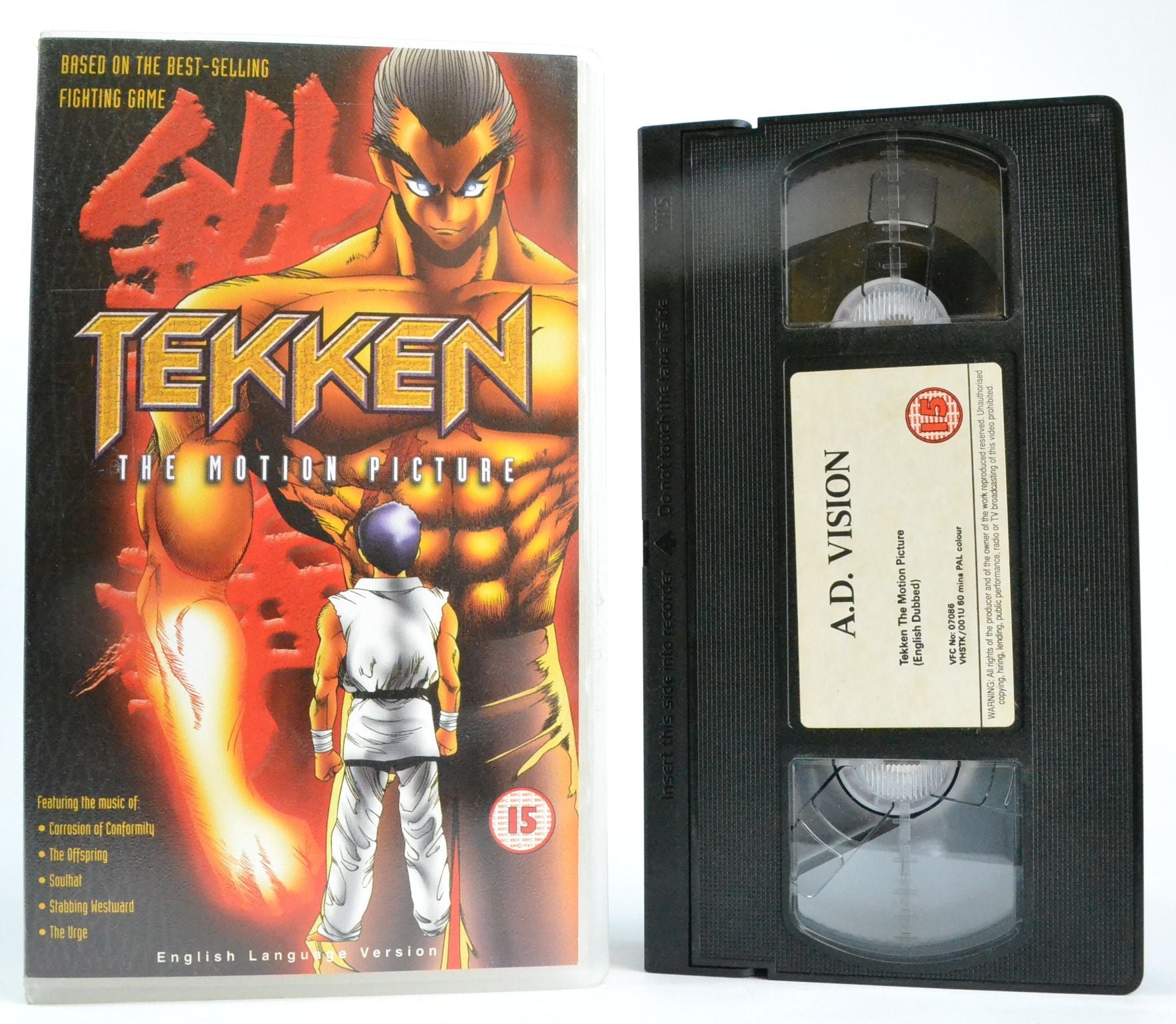Tekken: The Motion Picture [Eng Lang Version] Namco Fighting Game - ADV - VHS-