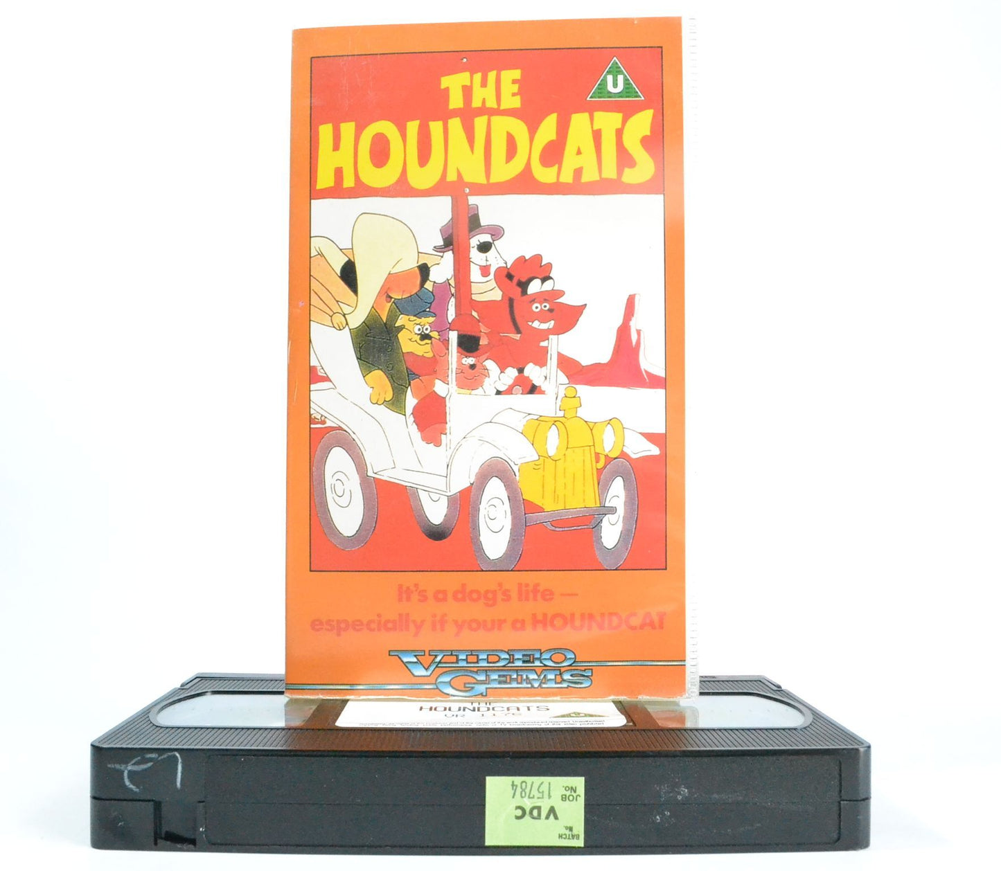 The Houndcats: Stutzcat - Dingdog - Puttypuss - Musselmutt - Rhubarb - Kids - VHS-