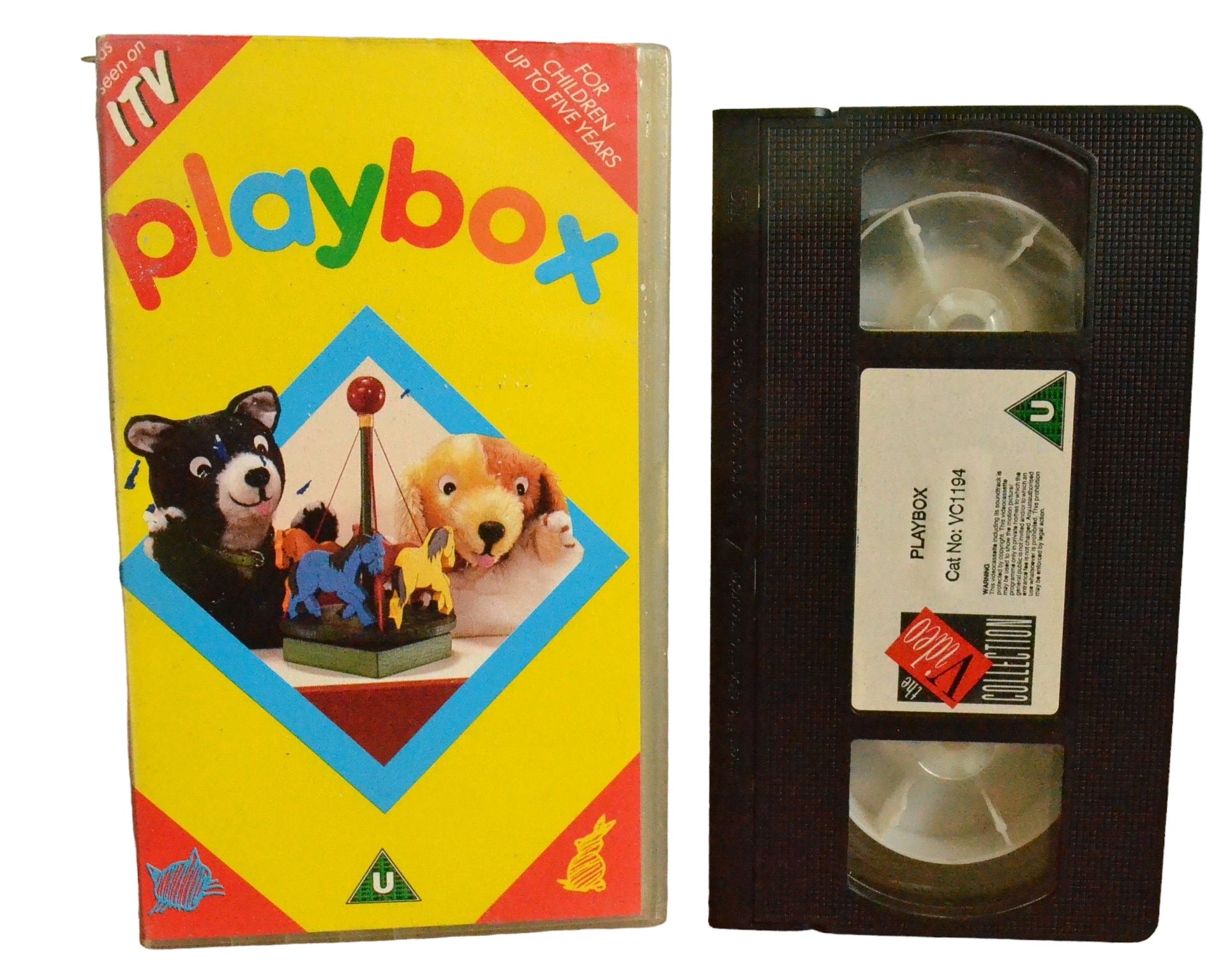 Playbox (Featuring Voice of Pat Coombs and Keith Chegwin) - Eamonn Andrews - The Video Collection - Children - Pal - VHS-