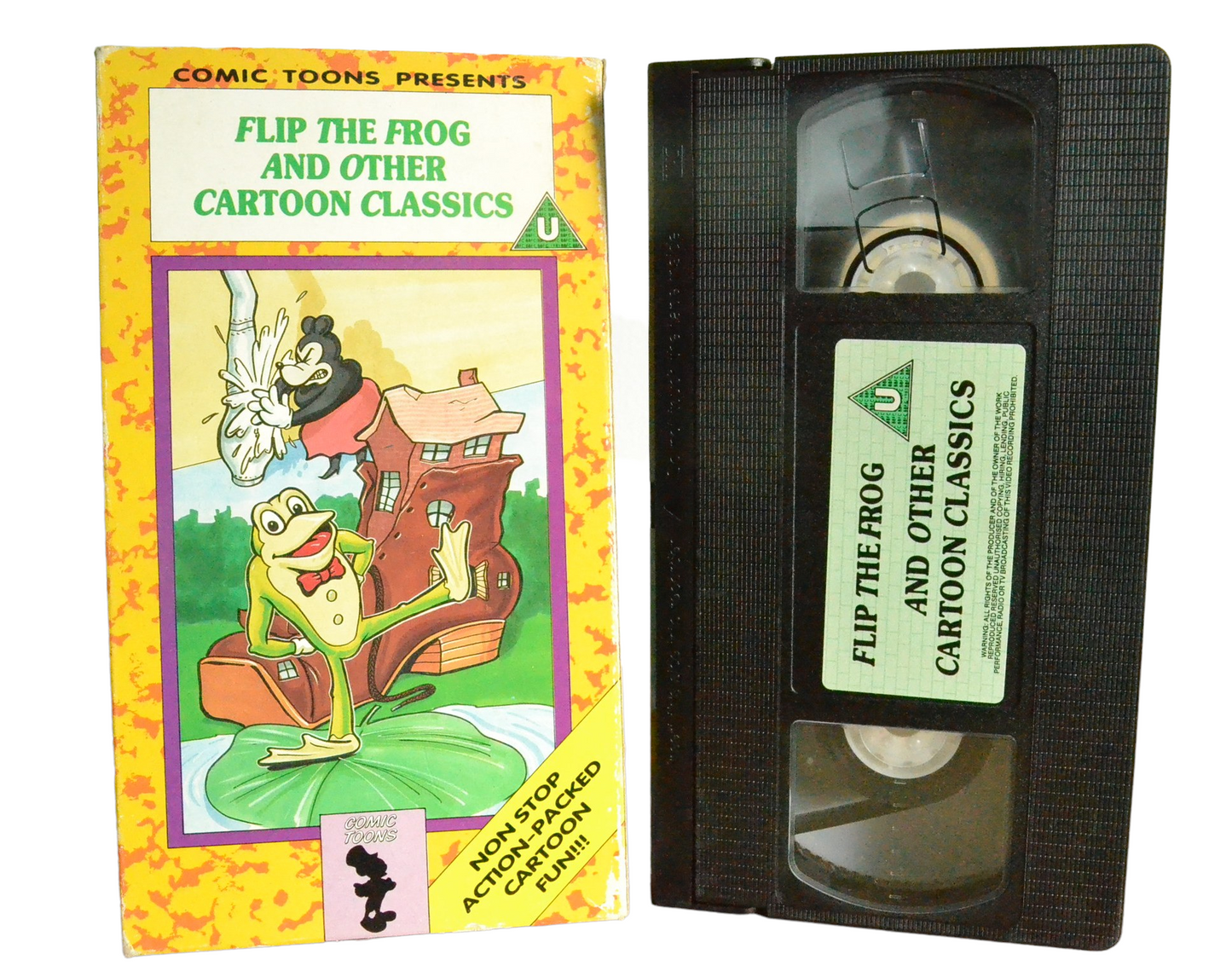 Flip The Frog And Other Cartoon Classic - Kasey Jones - Comic Toons - Carton - Pal - VHS-