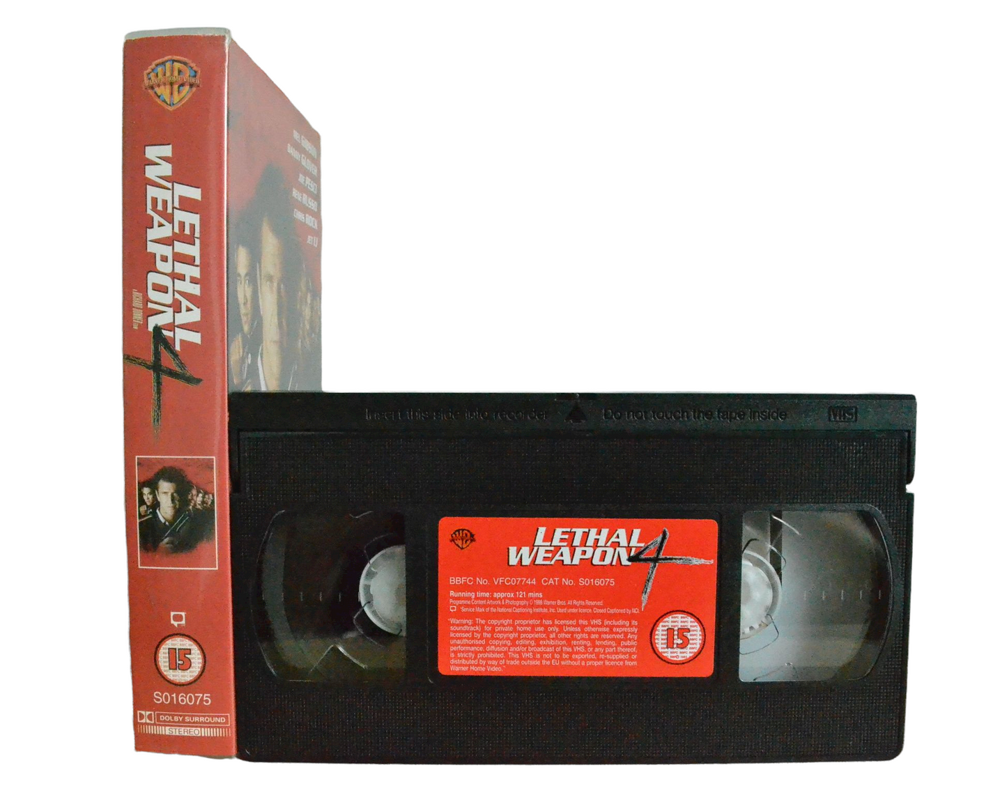 Lethal Weapon 4 - Mel Gibson - Warner Home Video - Vintage - Pal VHS-