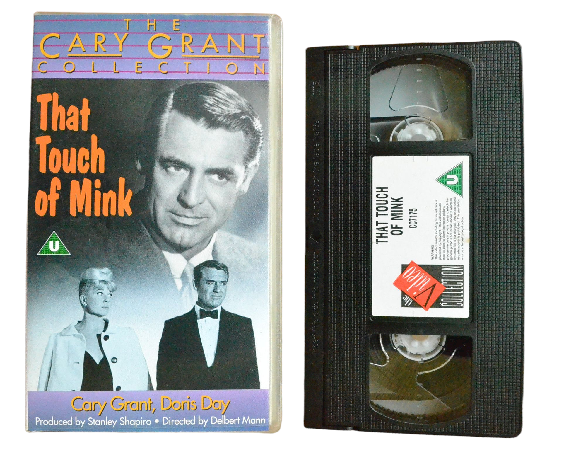 That Touch of Mink - Cary Grant - The Video Collection - Vintage - Pal VHS-