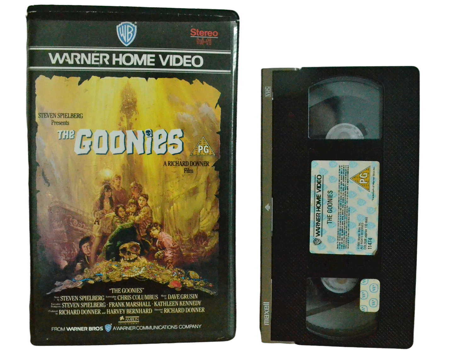 The Goonies - Sean Astin - Warner Home Video - Vintage - Pal VHS-