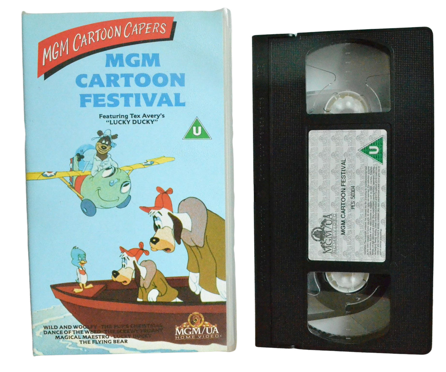 MGM Cartoon Festival (Lucky Ducky) - Metro-Goldwyn-Mayer - Children's - Pal VHS-