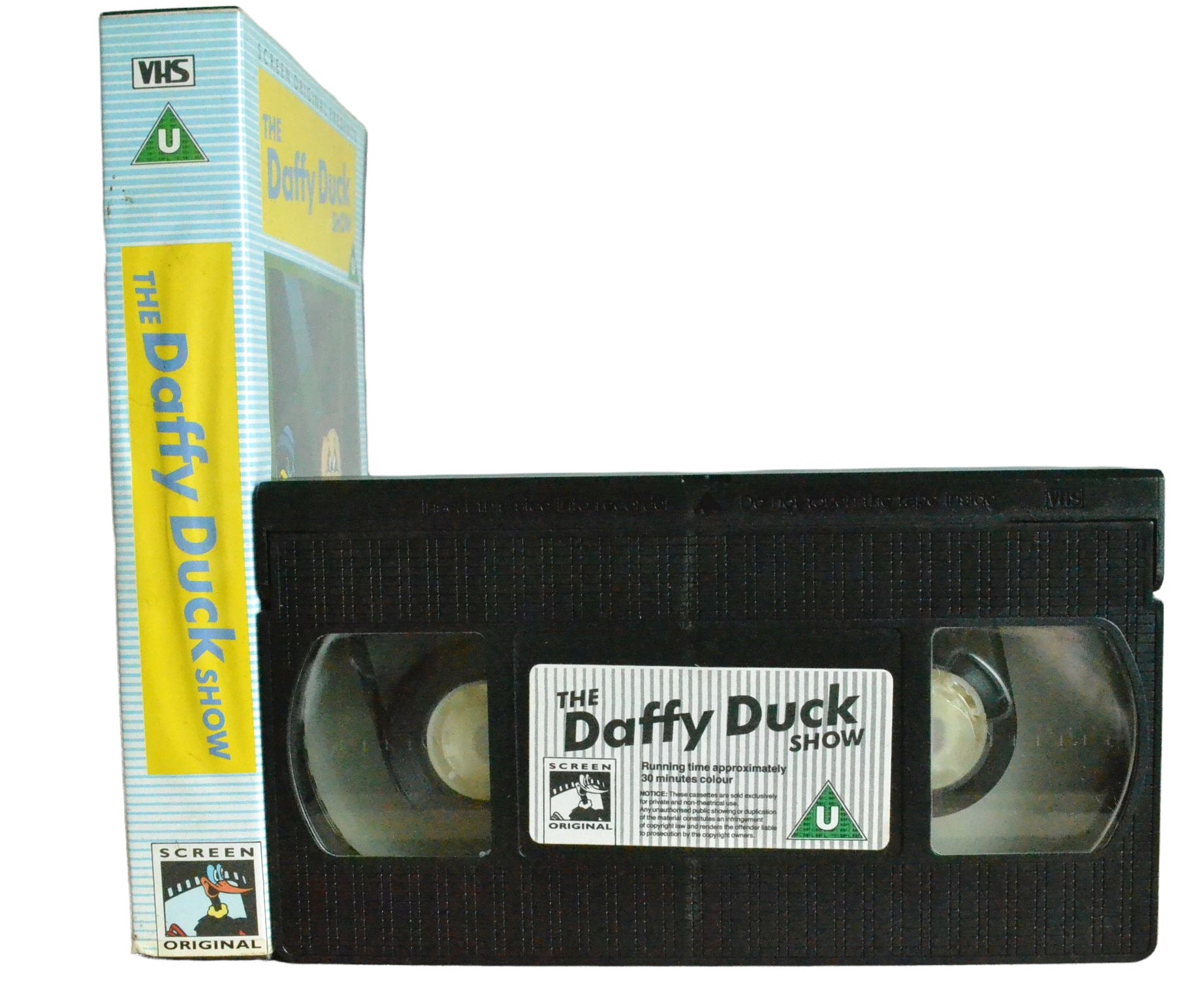 The Daffy Duck Show - Non Stop action-packed Cartoon Fun!!! - Screen Original - Children's - Pal VHS-