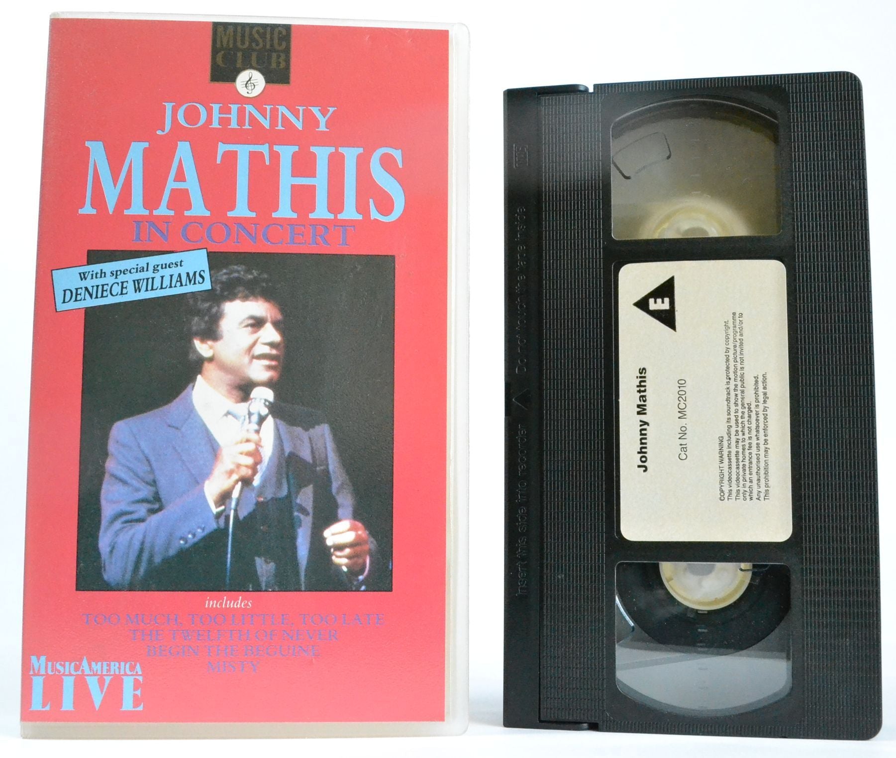 Johnny Mathis (John Royce): Misty Chances - Wonderful Concert (1982) VHS-