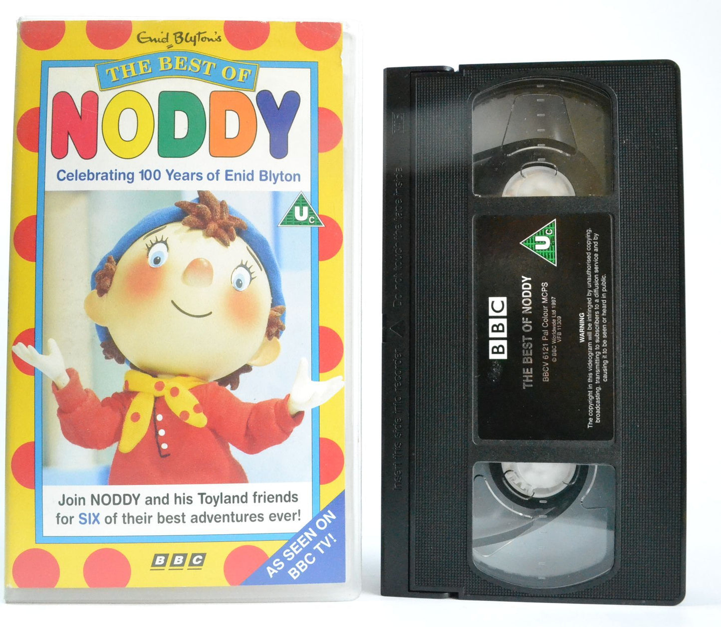 The Best Of Noddy: Goblins - Martha Monkey - New Job - Hens - Kids VHS-