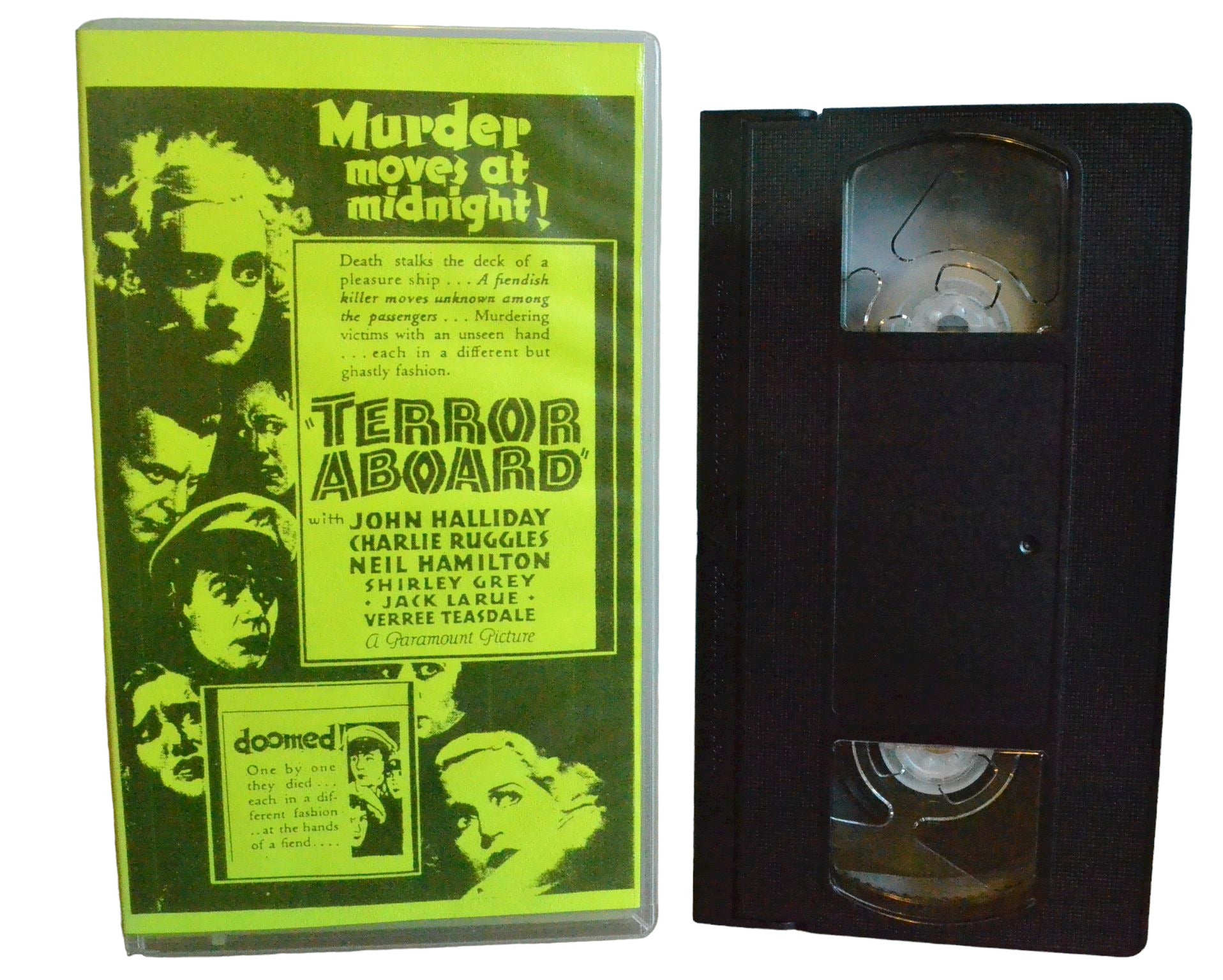 Terror Aboard - John Halliday - The Fang - Horror - Pal - VHS-
