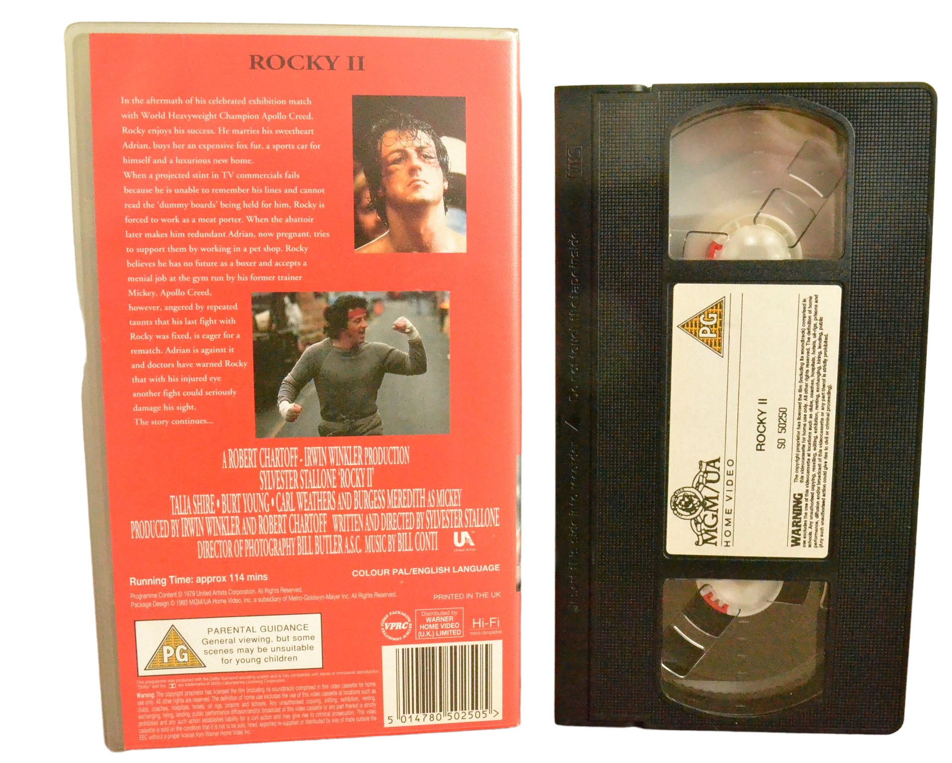 Rocky II - The Story Continues (Screen Classics) - Sylvester Stallone - MGM/UA Home Video - S050250 - Drama - Pal - VHS-