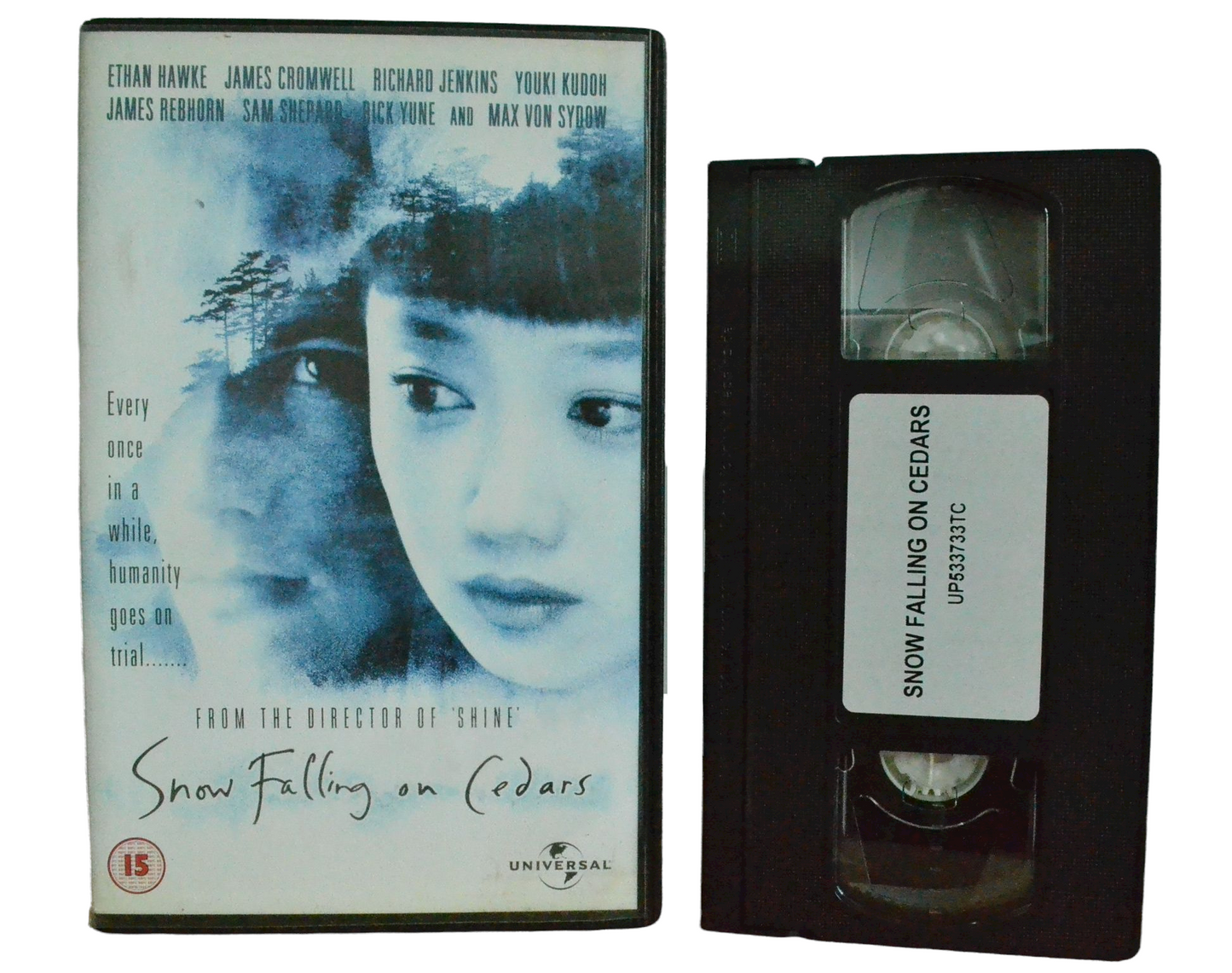 Snow Falling On Cedars - Ethan Hawke - Universal - Vintage - Pal VHS-