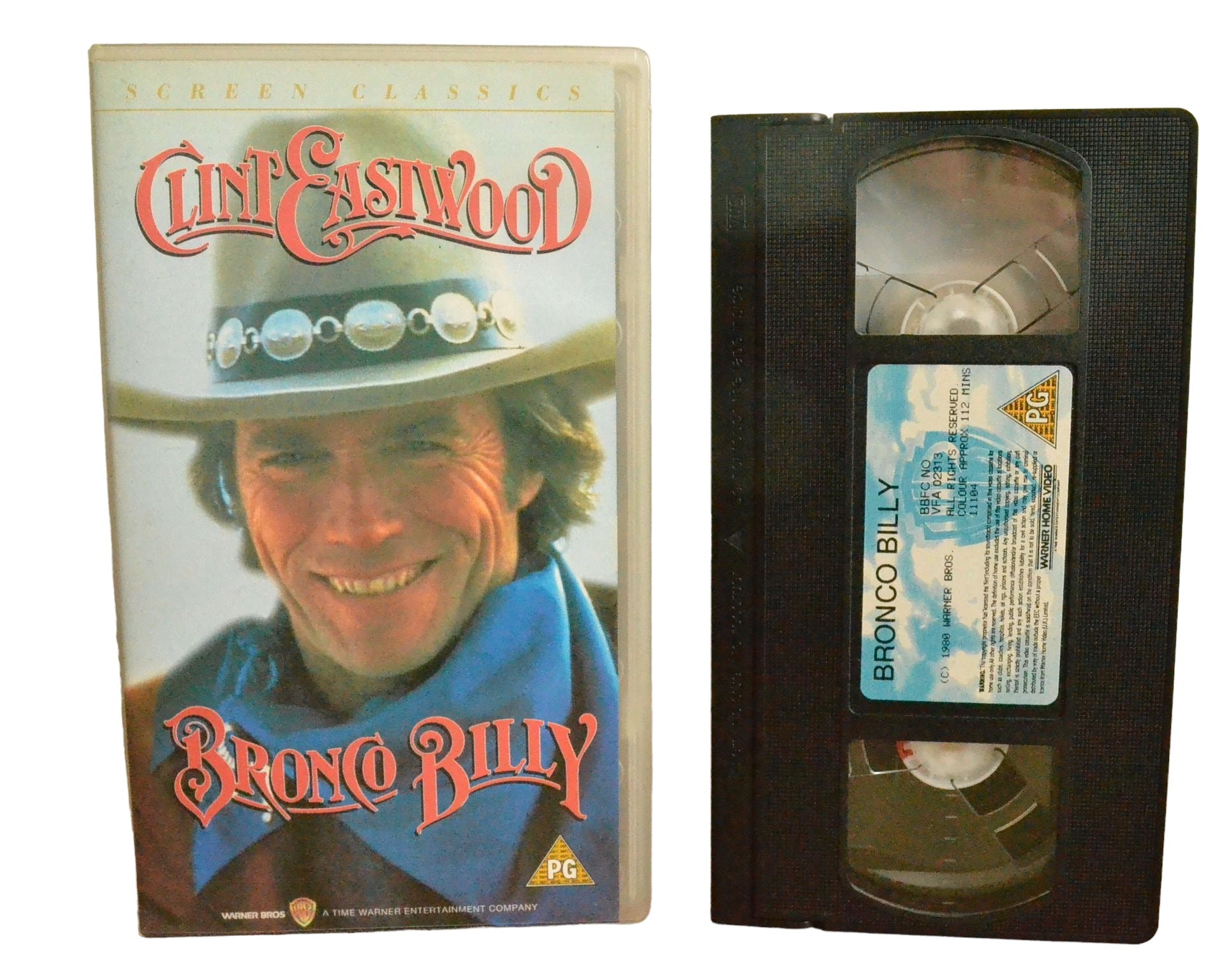 Bronco Billy (Clint Eastwood) - Clint Eastwood - Warner Home Video - VFA02313 - Action - Pal - VHS-