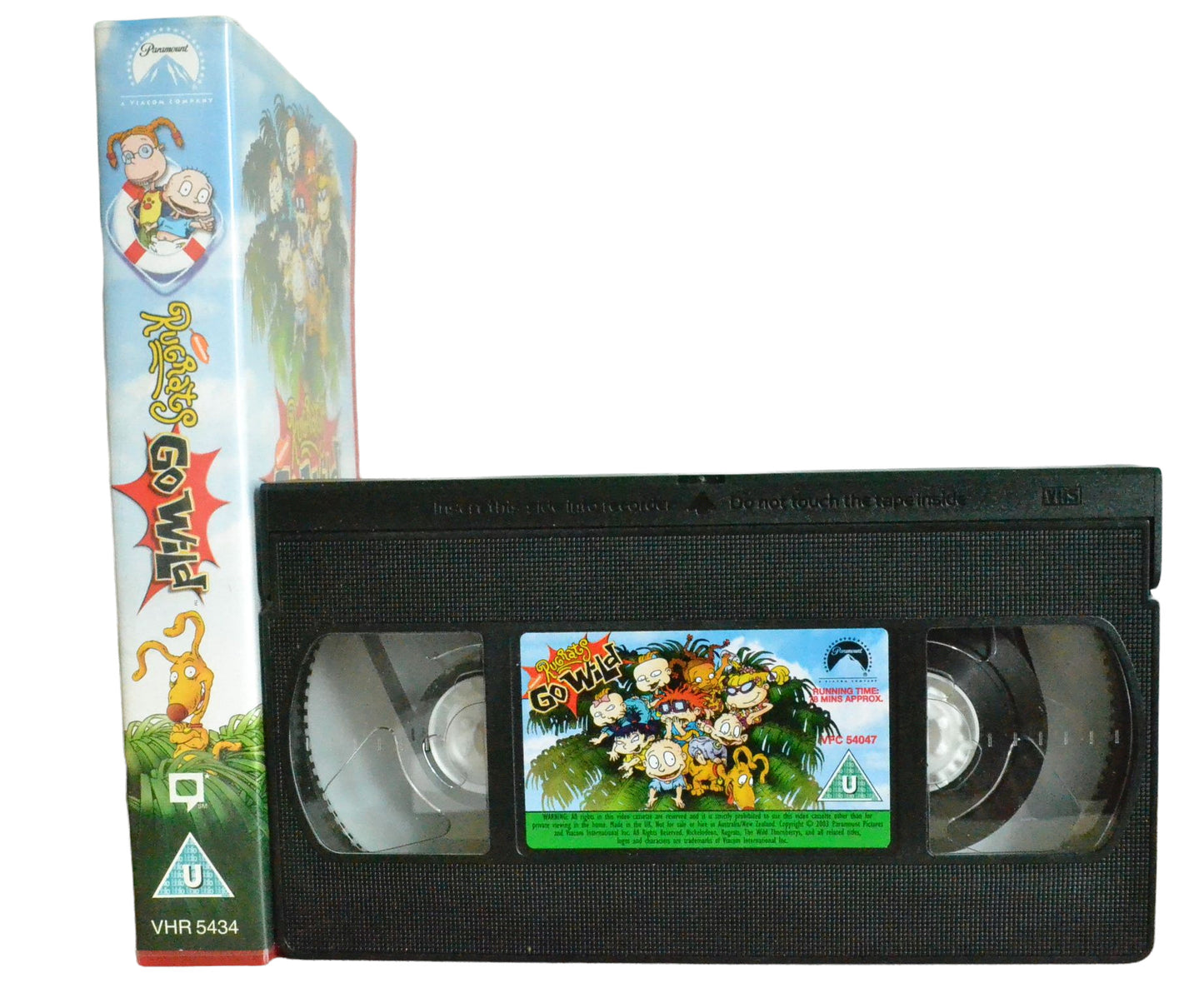Nickelodeon Rugrats Go Wild - Paramount - Children's - Pal VHS-