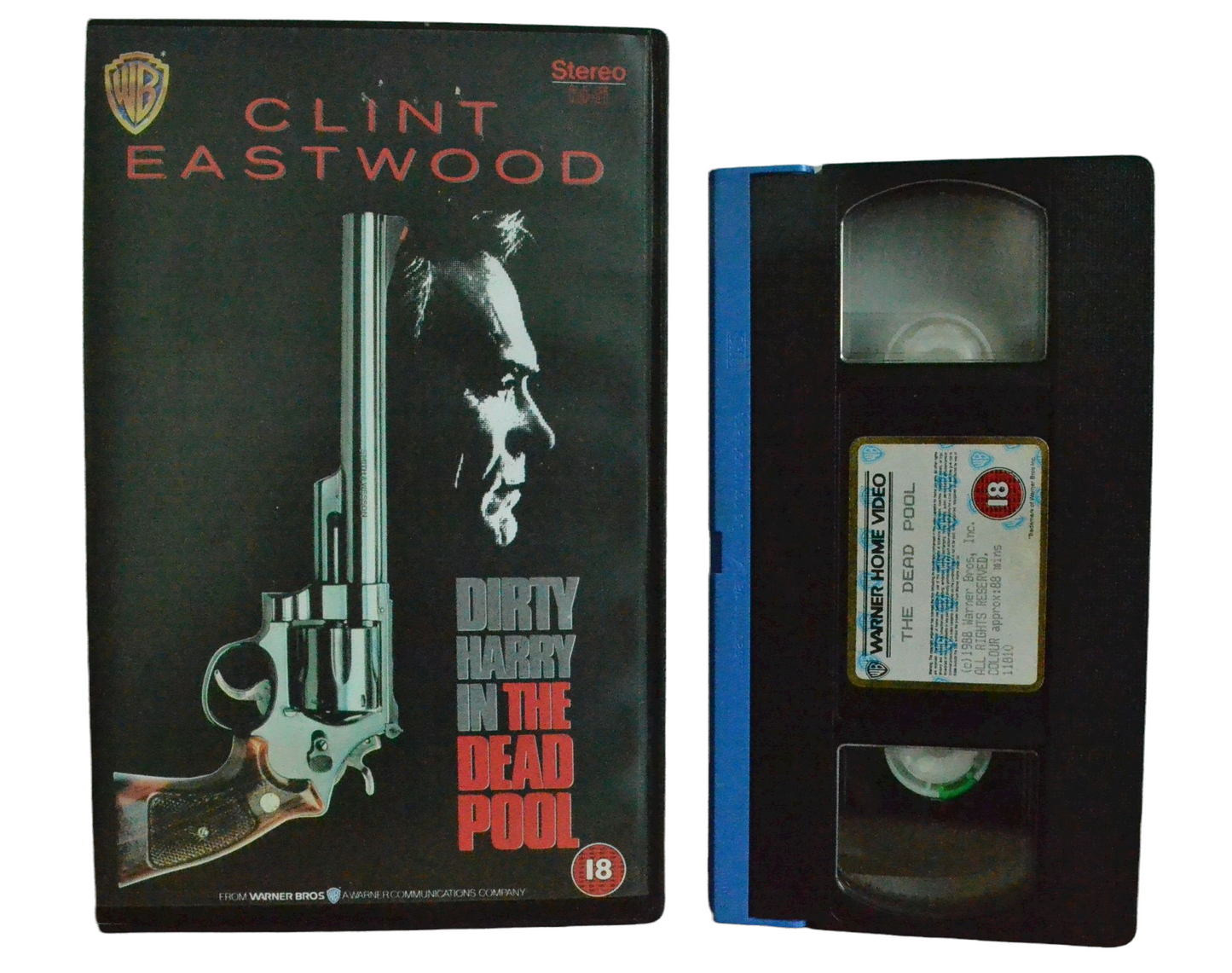 Dirty Harry In the Dead Pool - Clint Eastwood - Warner Home Video - Vintage - Pal VHS-