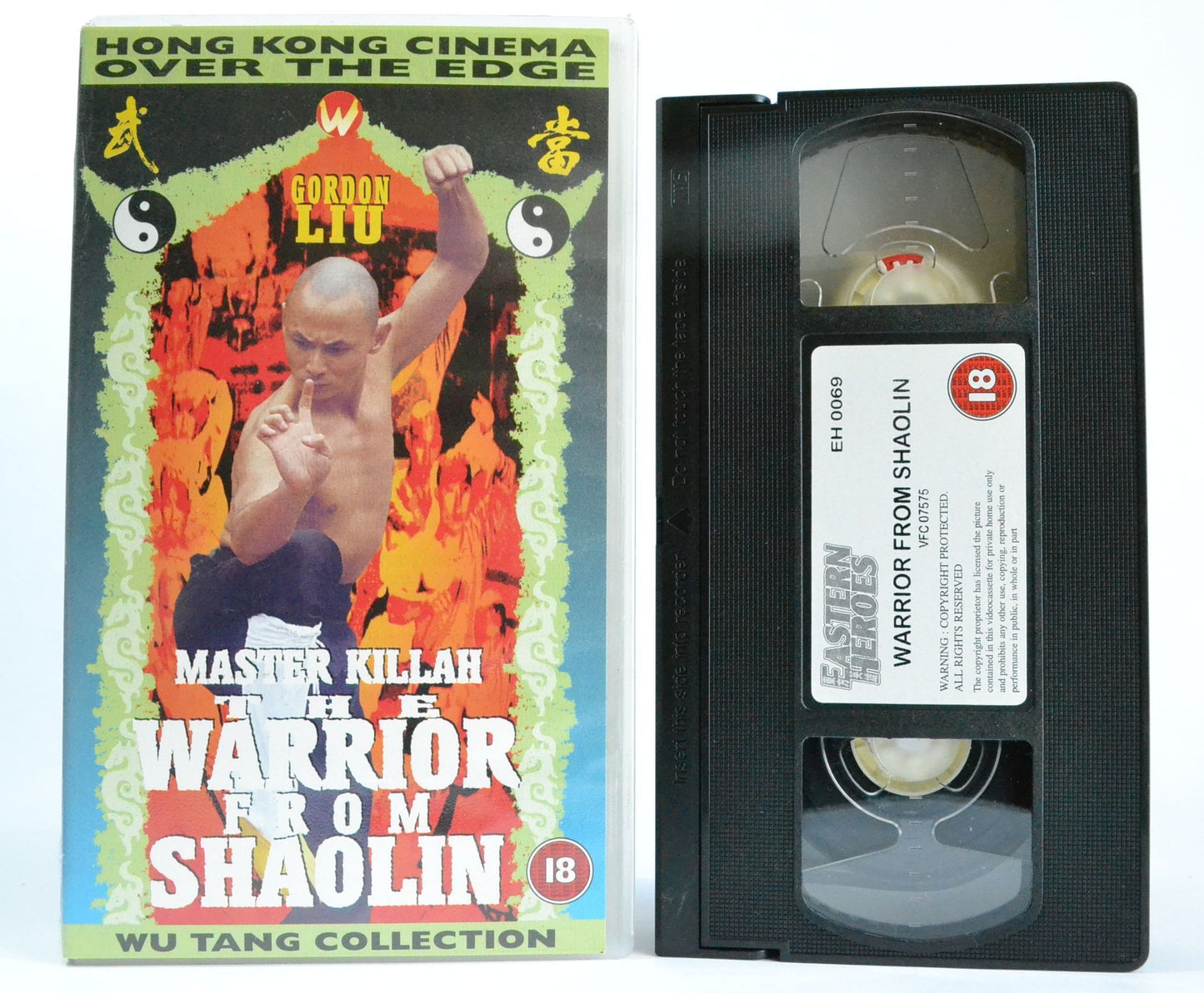 Mastah Killah: The Warrior From Shaolin; Gordon Liu [San Te Gem] Kung-Fu - VHS-
