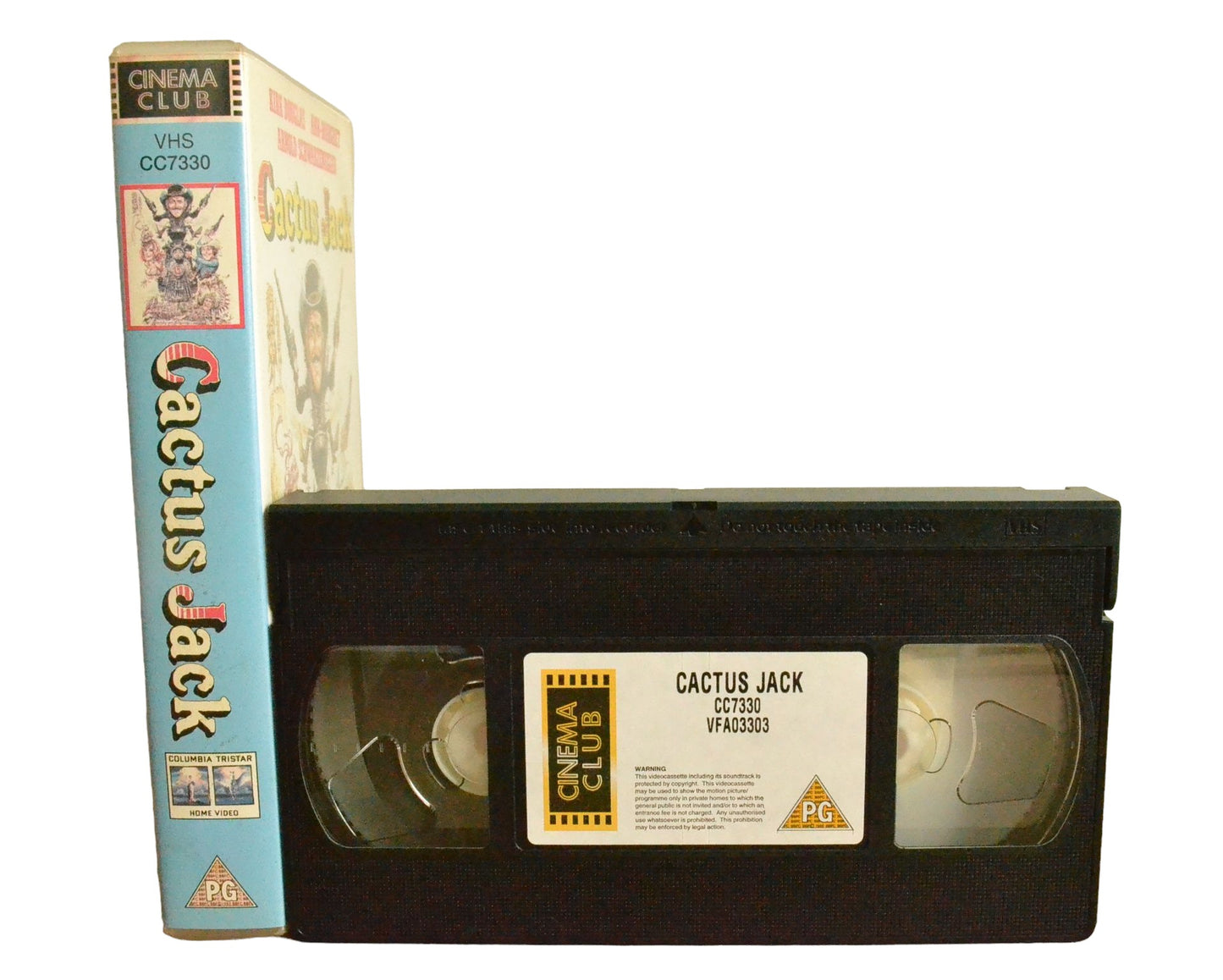 Cactus Jack - Kirk Douglas - Cinema Video - VHSCC7330 - Sci-Fi - Pal - VHS-