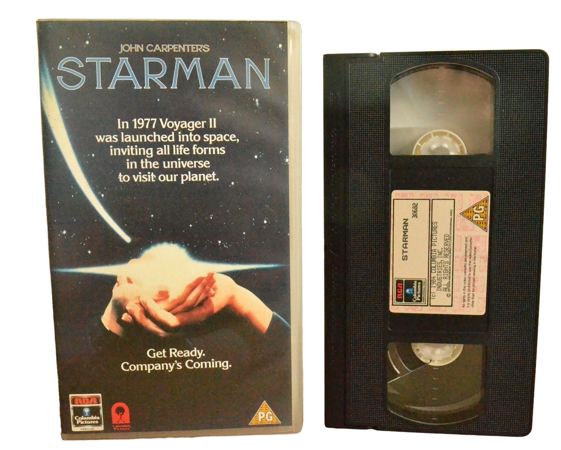 Starman (In 1977 Voyager II) - Jeff Bridges - Columbia Pictures - CVR30682 - Sci-Fi - Pal - VHS-