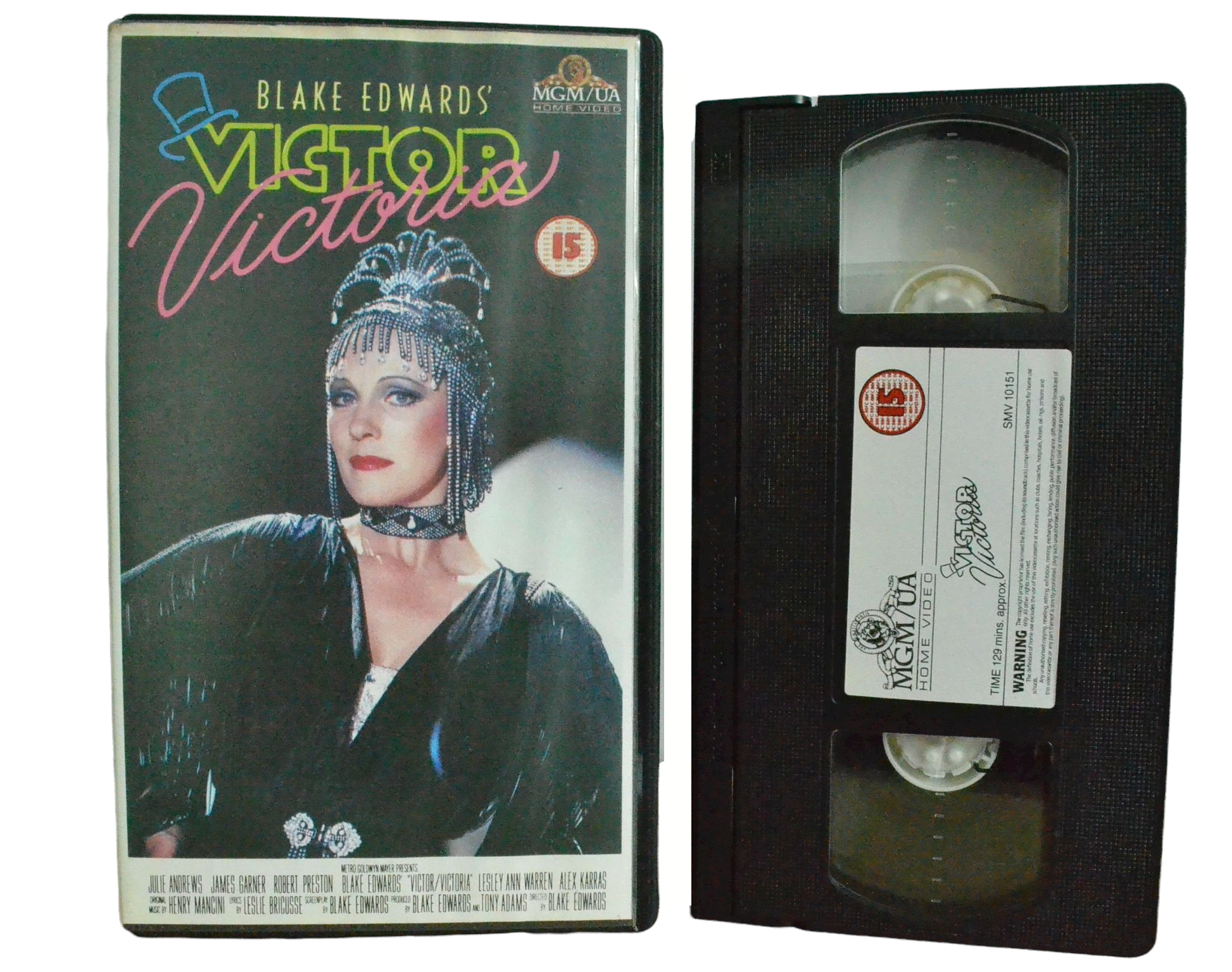 Blake Edward's Victor Victoria - Julie Andrews - MGM/UA Home Video - Musical - Pal VHS-