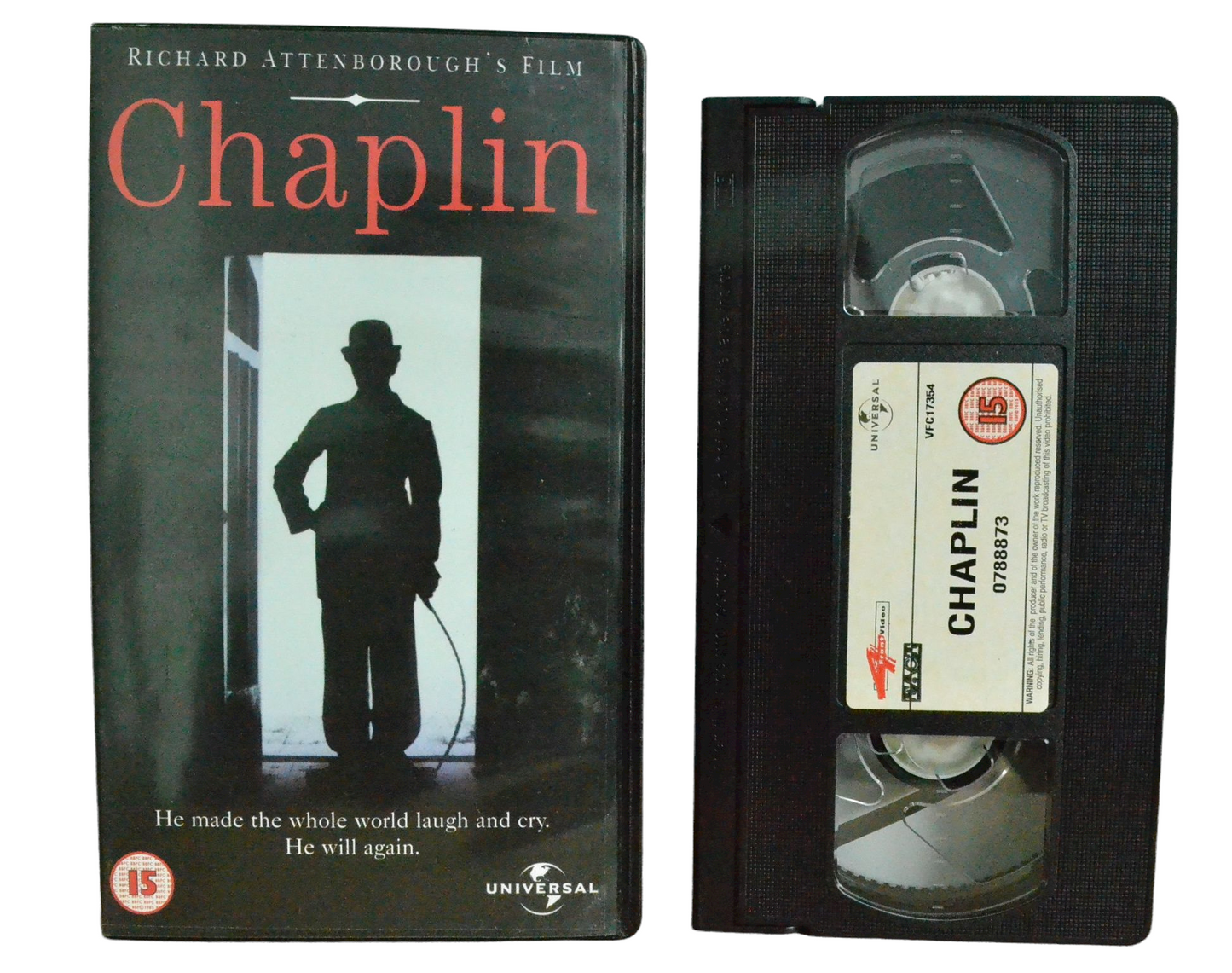 Chaplin - Robert Downey JR. - Universal Pictures - Vintage - Pal VHS-