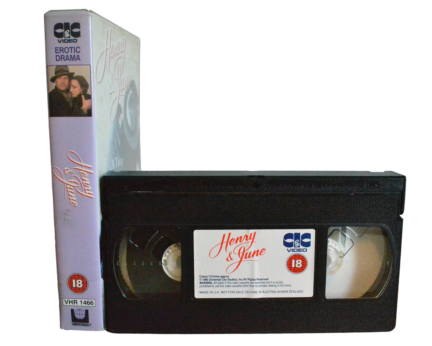 Henry & June - Fred Ward - CIC Video - Drama - Pal - VHS-