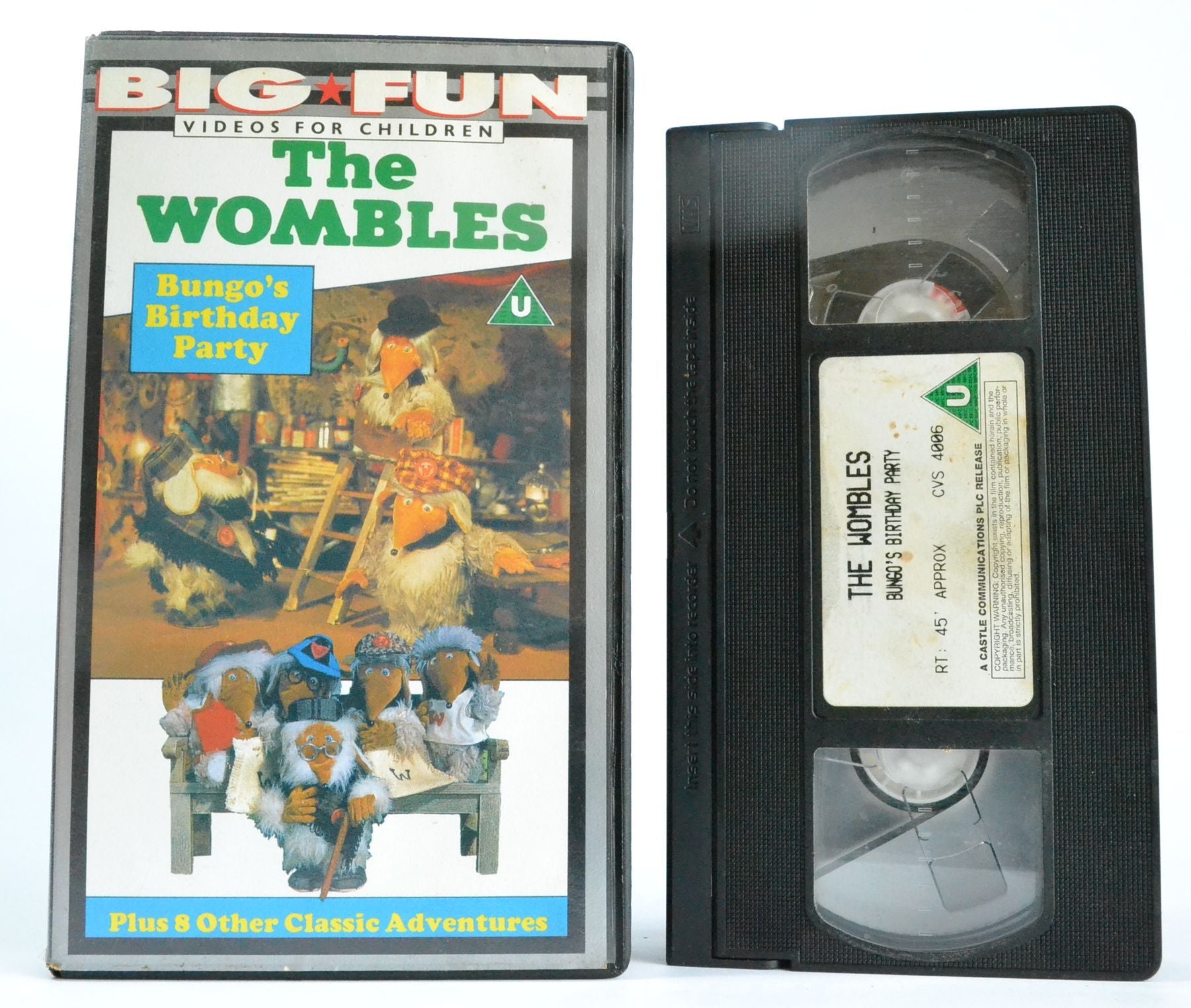The Wombles : Bungo’s Birthday Party - 9 Episode - Fruit Machine - (1990) VHS-