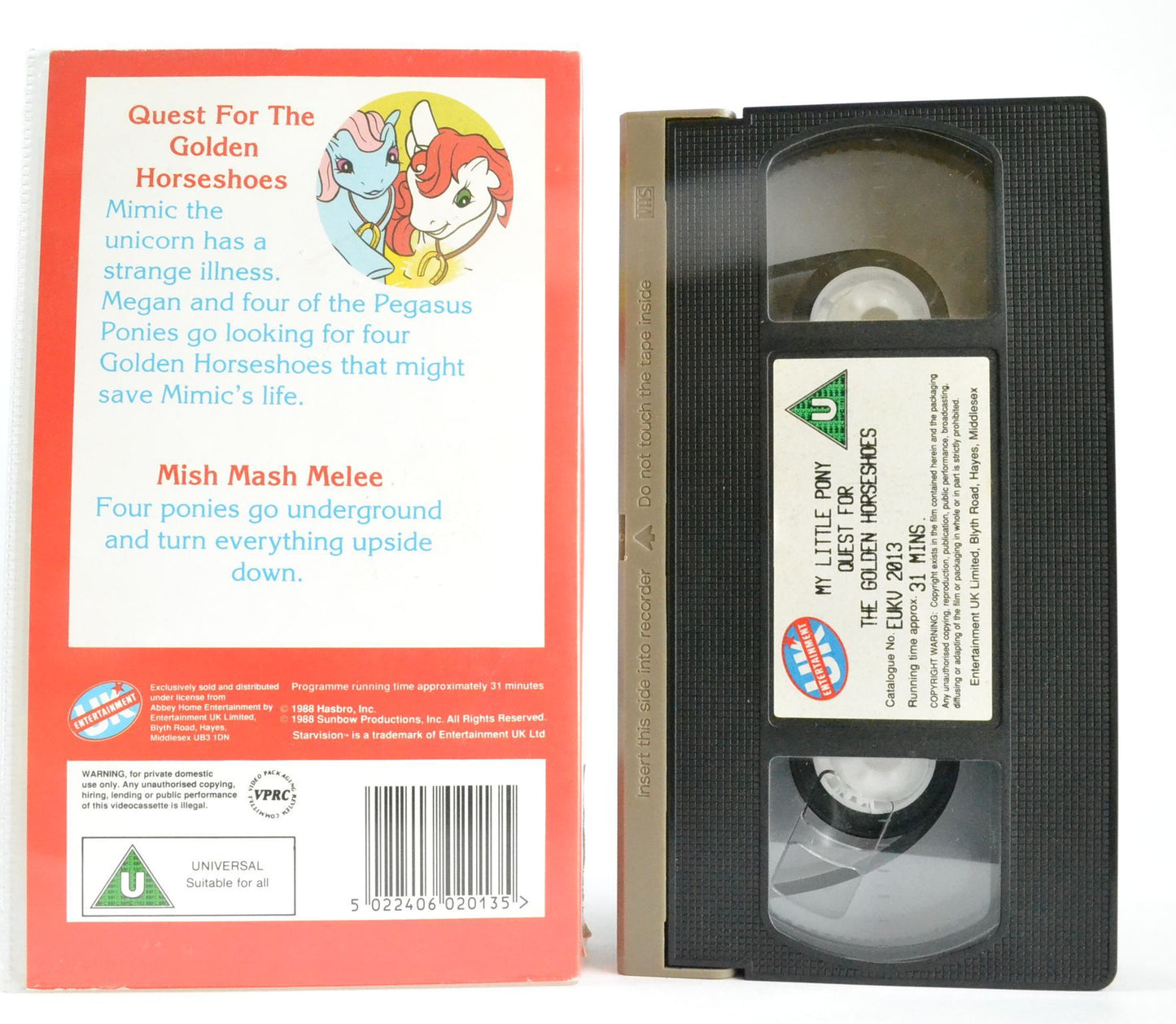 My Little Pony (1988): Guest For The Golden Horseshoes - Mish Mash Melee - VHS-