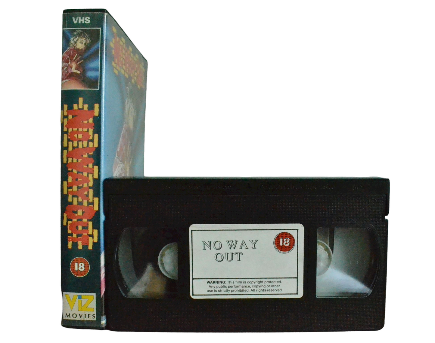 No Way Out - Robin Strasser - VIZ Movies - Vintage - Pal VHS-