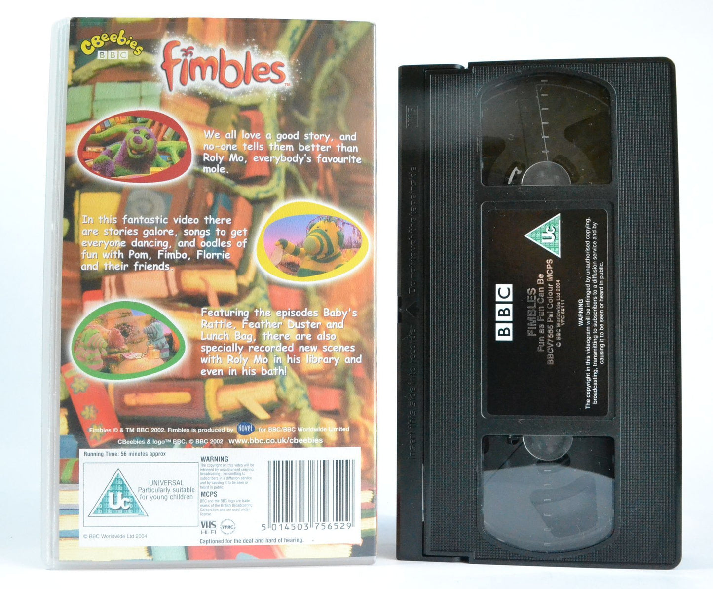 Fimbles: Fun As Fun Can Be - Lunch Bag - Learning For Children - Age 2-4 - VHS-