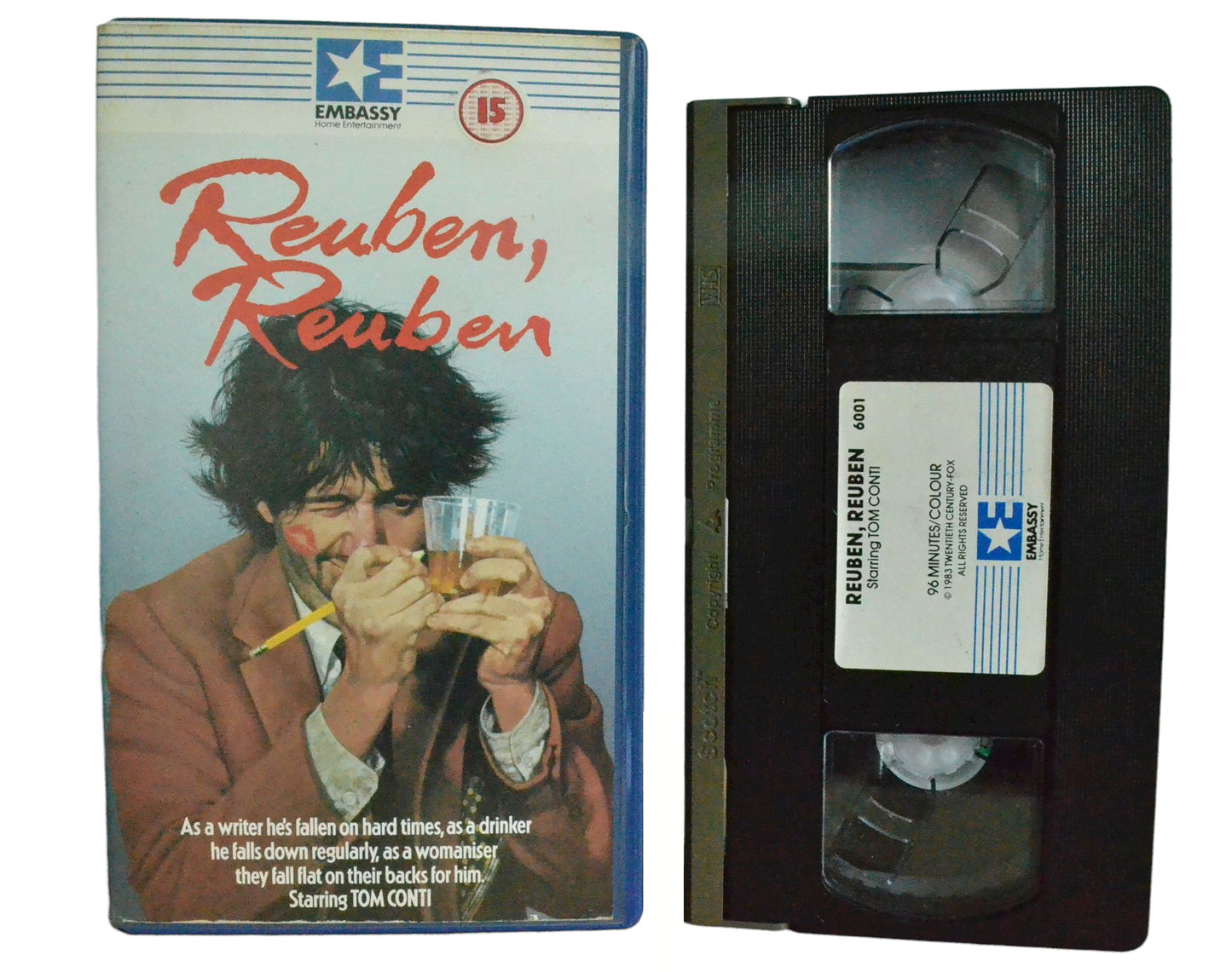 Reuben, Reuben - Tom Conti - Embassy Home Entertainment - Vintage - Pal VHS-