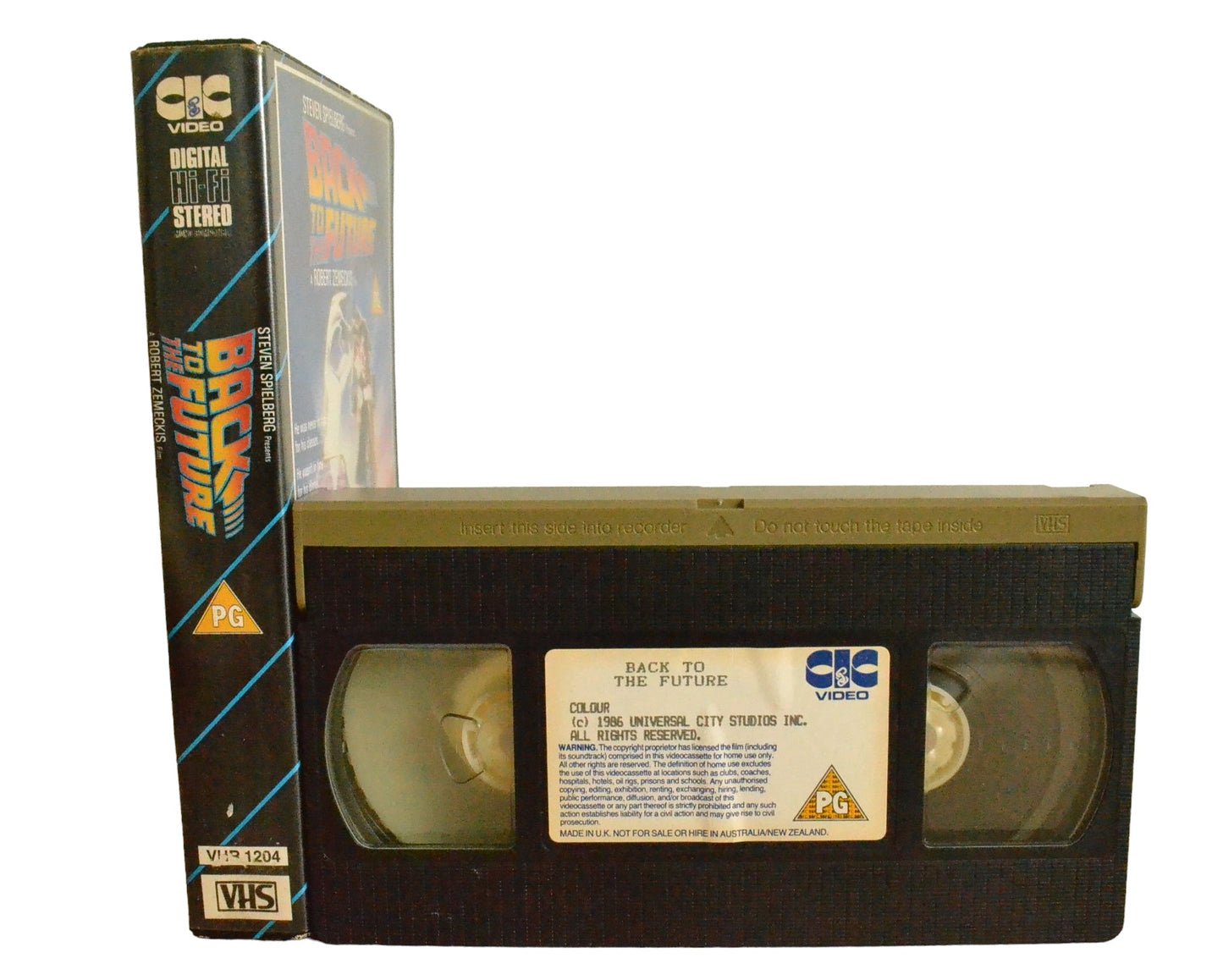 Back To The Future - Michael J. Fox - CIC Video - VHR1204 - Sci-Fi - Pal - VHS-