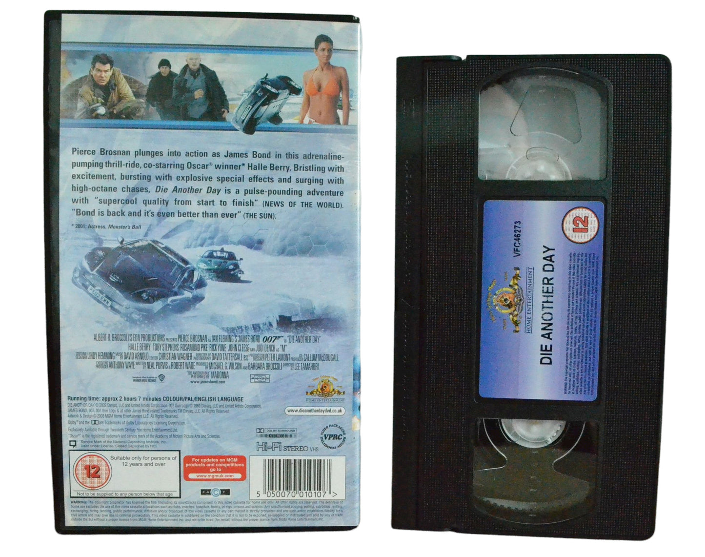 Die Another Day - 007 - Pierce Brosnan - Metro-Goldwyn-Mayer - Vintage - Pal VHS-