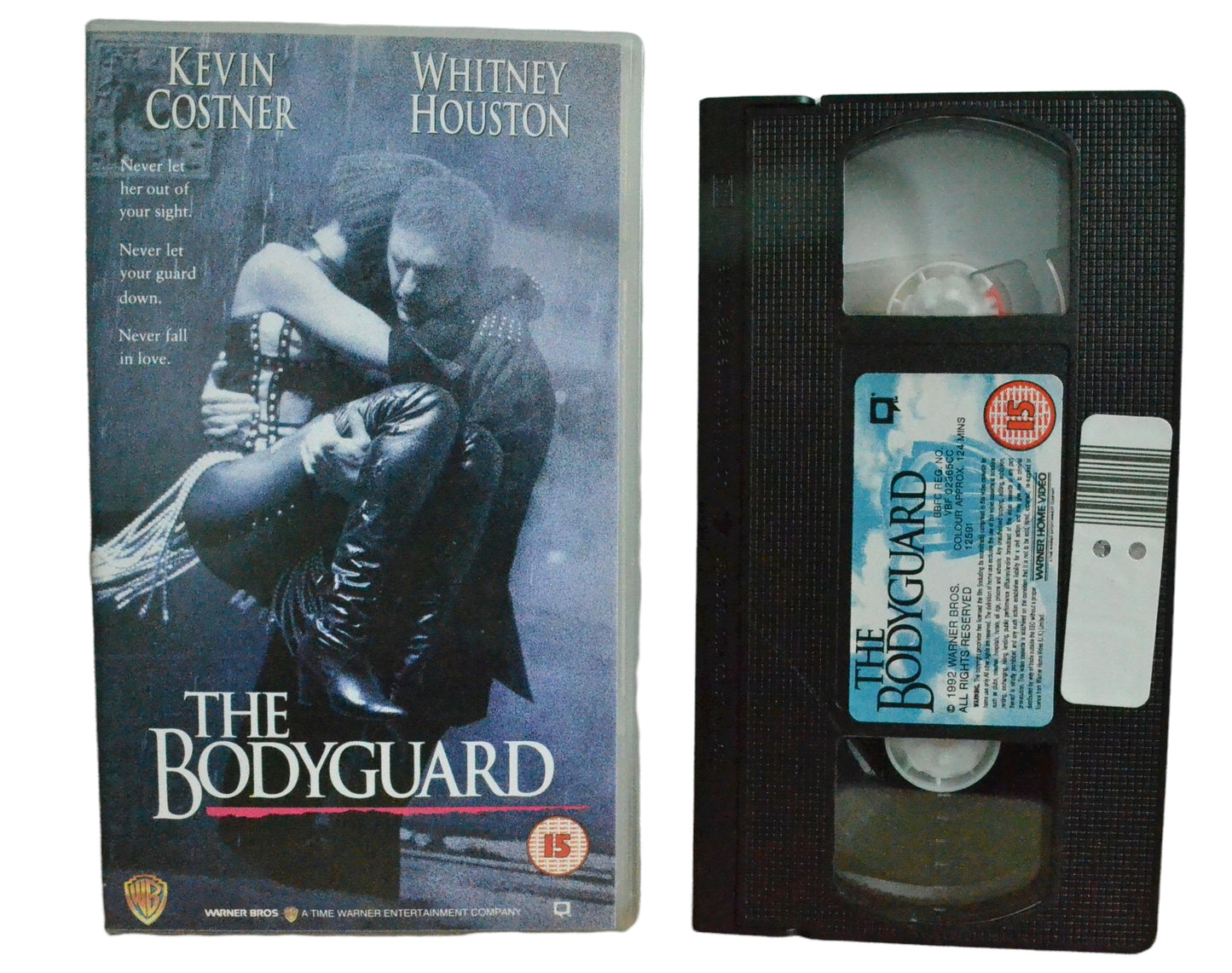 The Bodyguard - Kevin Costner - Warner Home Video - Musical - Pal VHS-