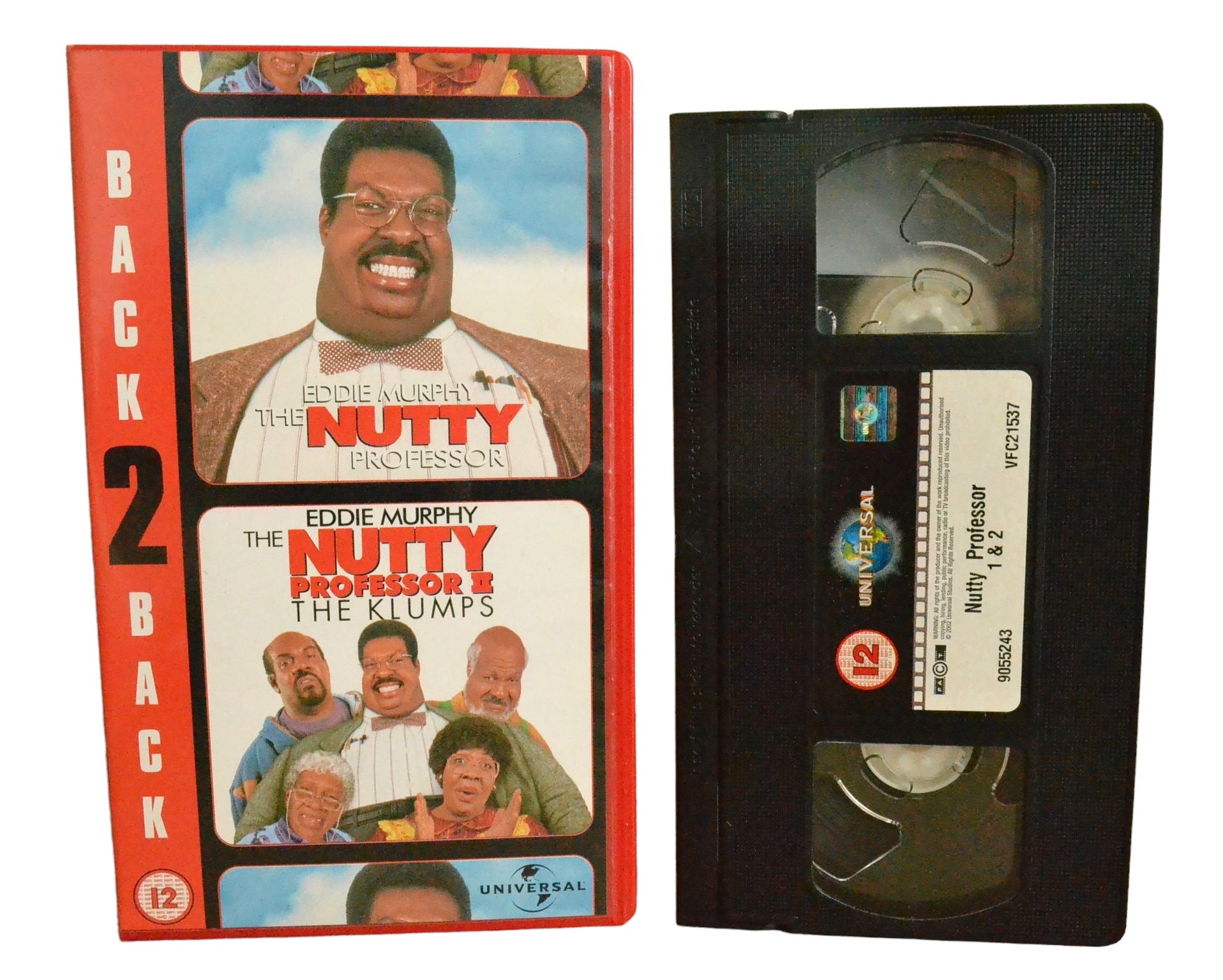 Eddie Murphy The Nutty Professor/Eddie Murphy The Nutty Professor II - Eddie Murphy - Universal - VFC21537 - Comedy - Pal - VHS-