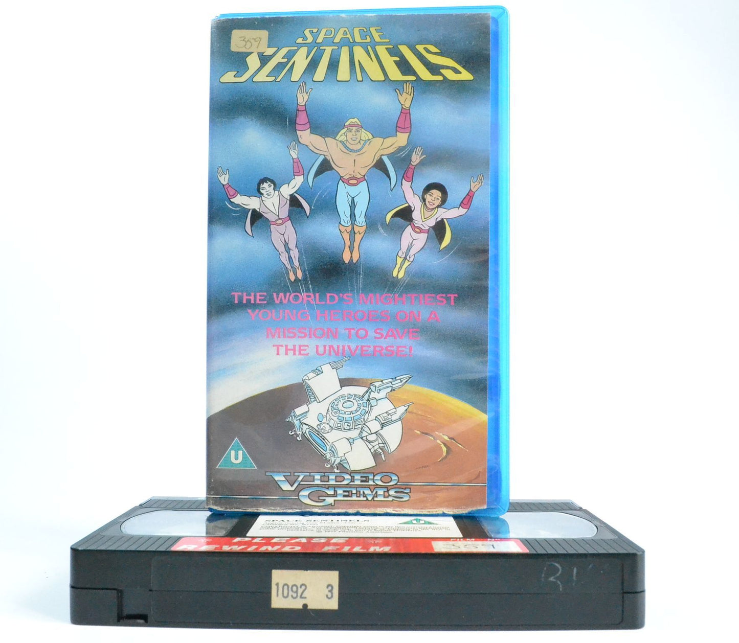 Space Sentinels: T.V. Series (1977) Children's - Sci-Fi Action - Rental VHS-