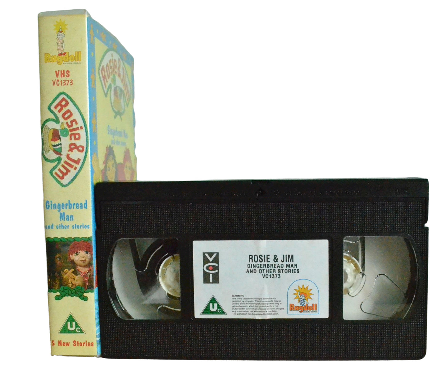 Rosie & Jim - Gingerbread Man and Other Stories - Ragdoll - Children's - Pal VHS-