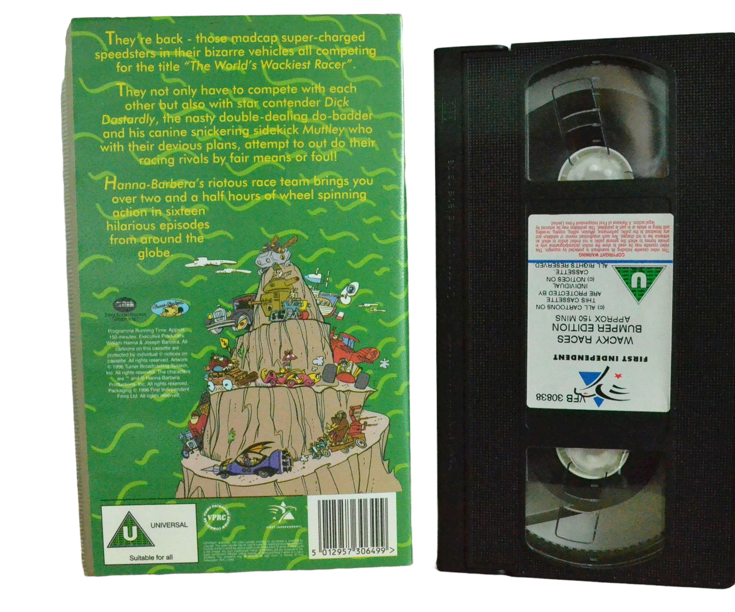 Wacky Races (Bumper Edition) - First Independent - Children's - Pal VHS-