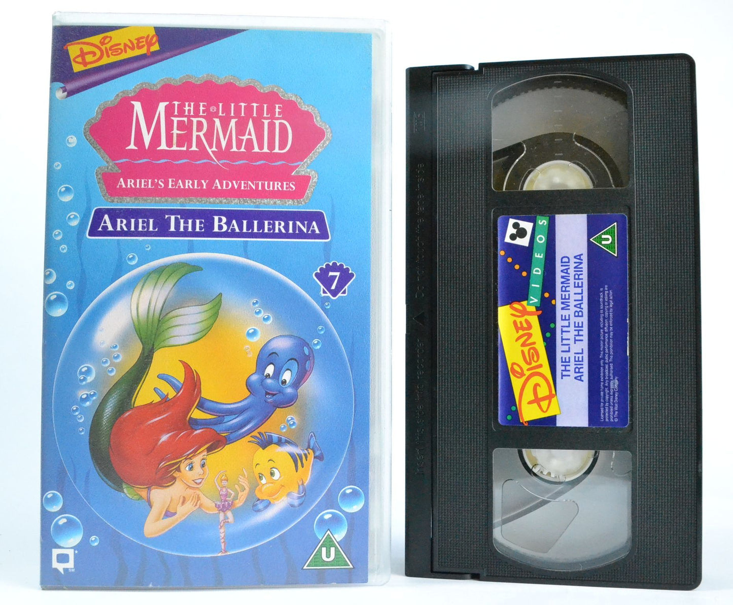 The Little Mermaid Vol.7: Ariel The Ballerina - Disney Princess Animation - VHS-
