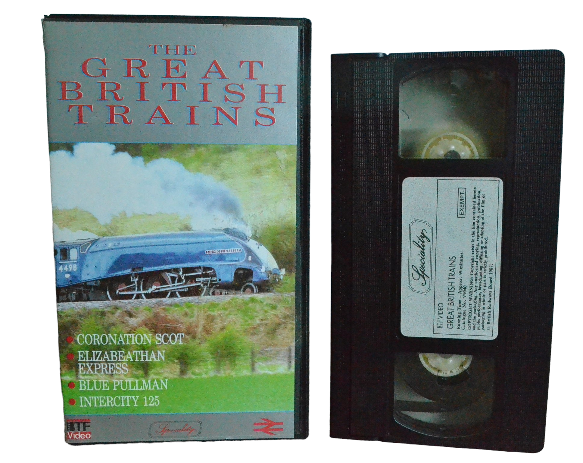 The Great British Trains - Michael Portillo - BTF Video - VHS V9040 - Steam Trains - Pal - VHS-