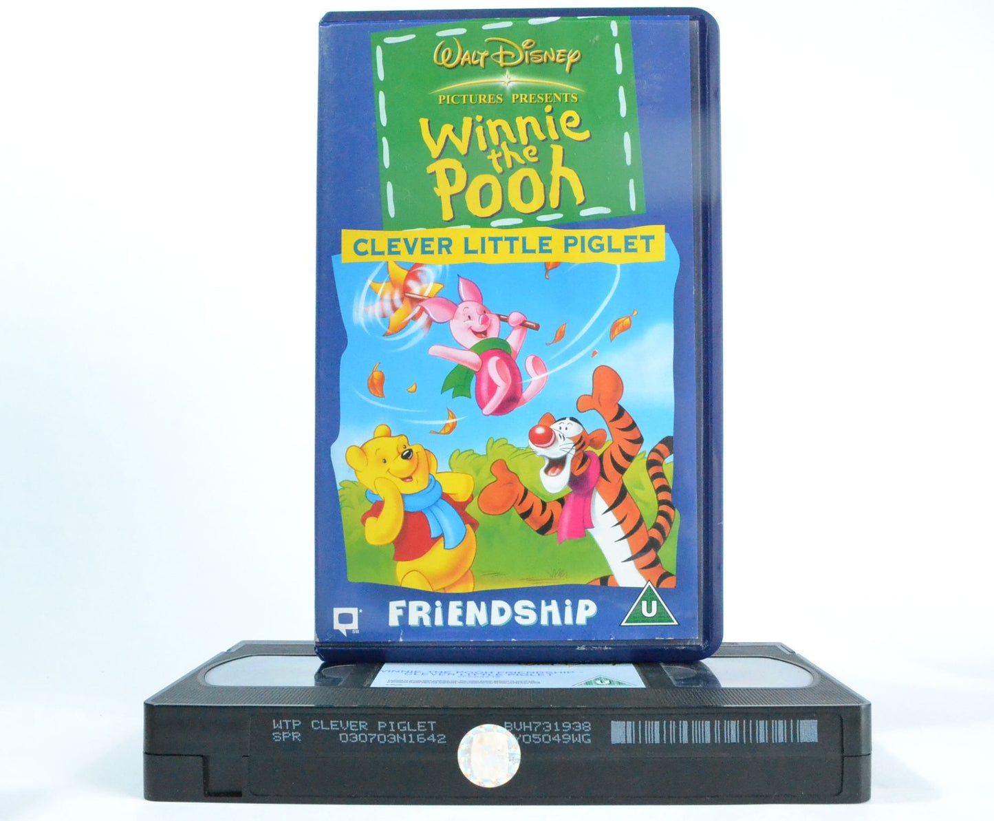 Winnie The Pooh: Clever Little Piglet - Friendship - Disney Educ Animation - VHS-