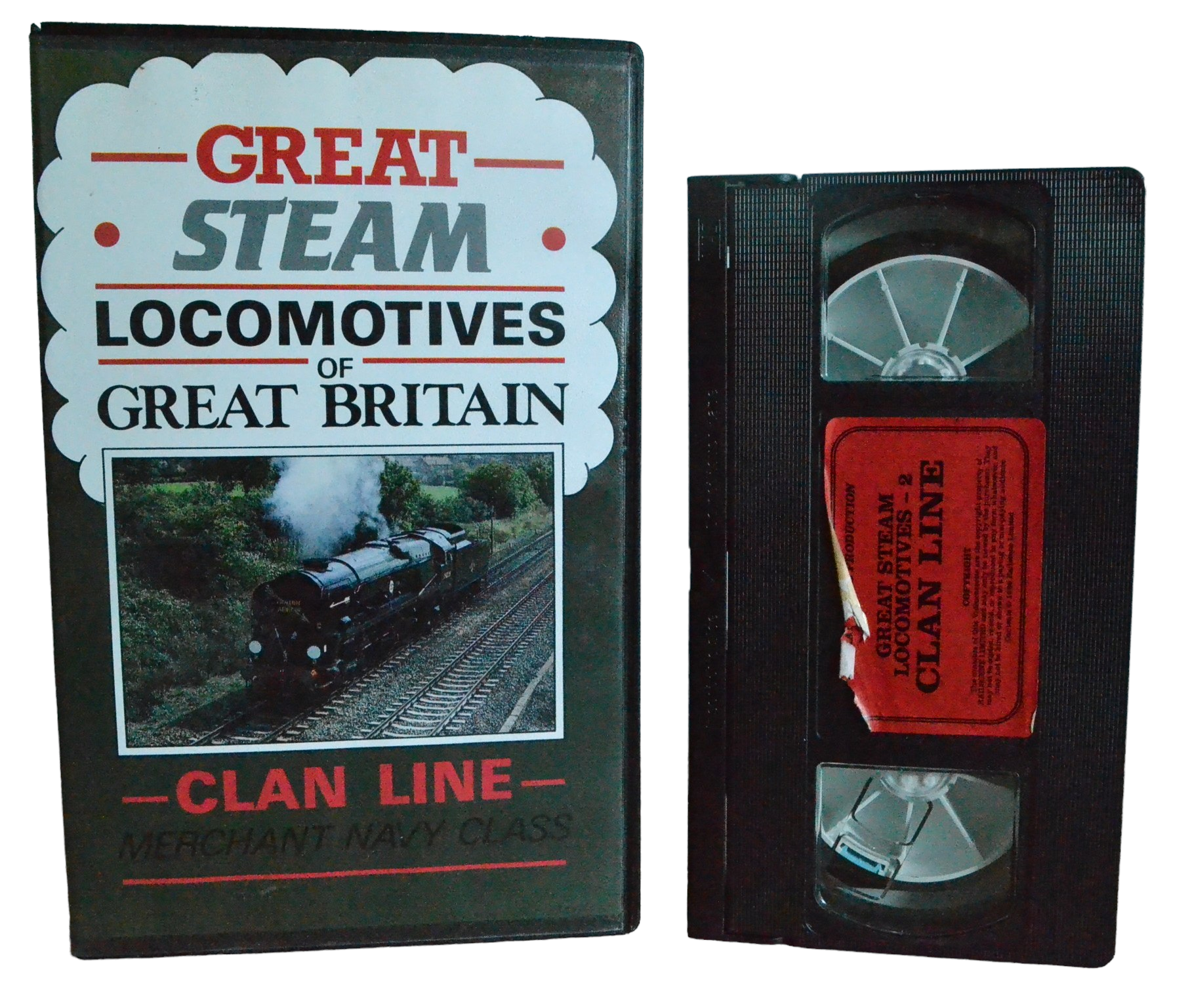 Great Steam Locomotives Of Great Britains - Colin Mace - Railscene Limited - Steam Trains - Pal - VHS-